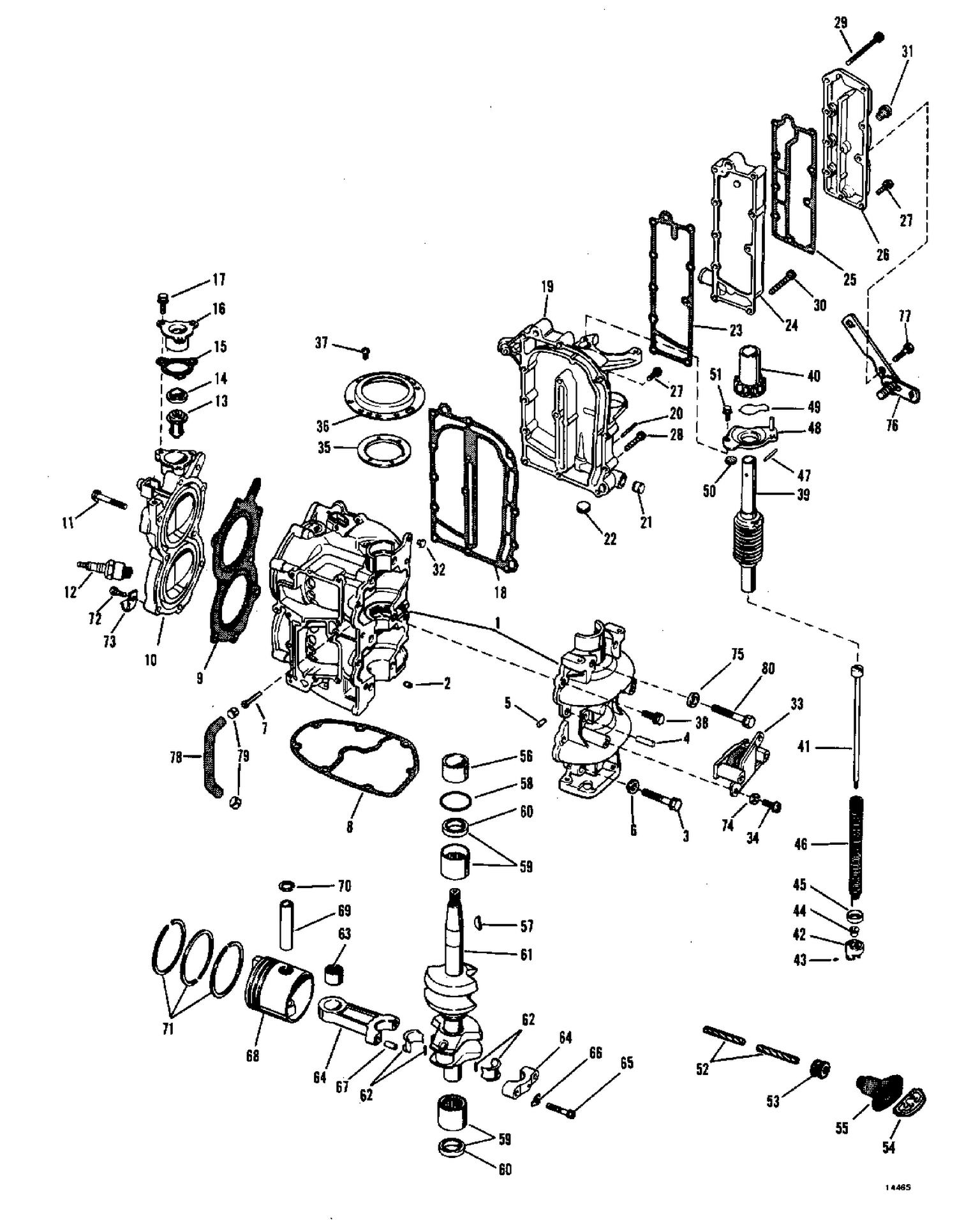 POWERHEAD AND STARTER GROUP