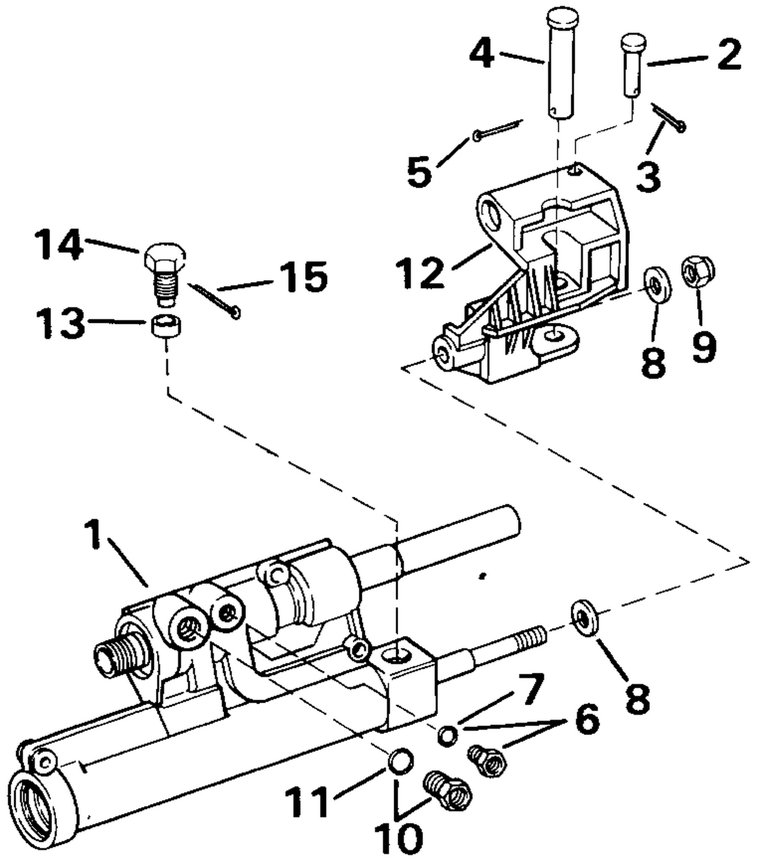 POWER STEERING CYLINDER