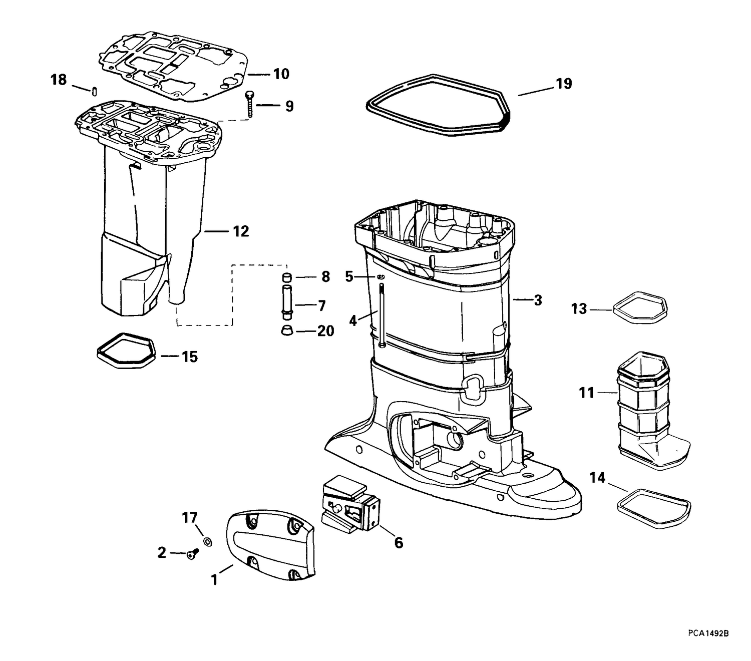 EXHAUST HOUSING