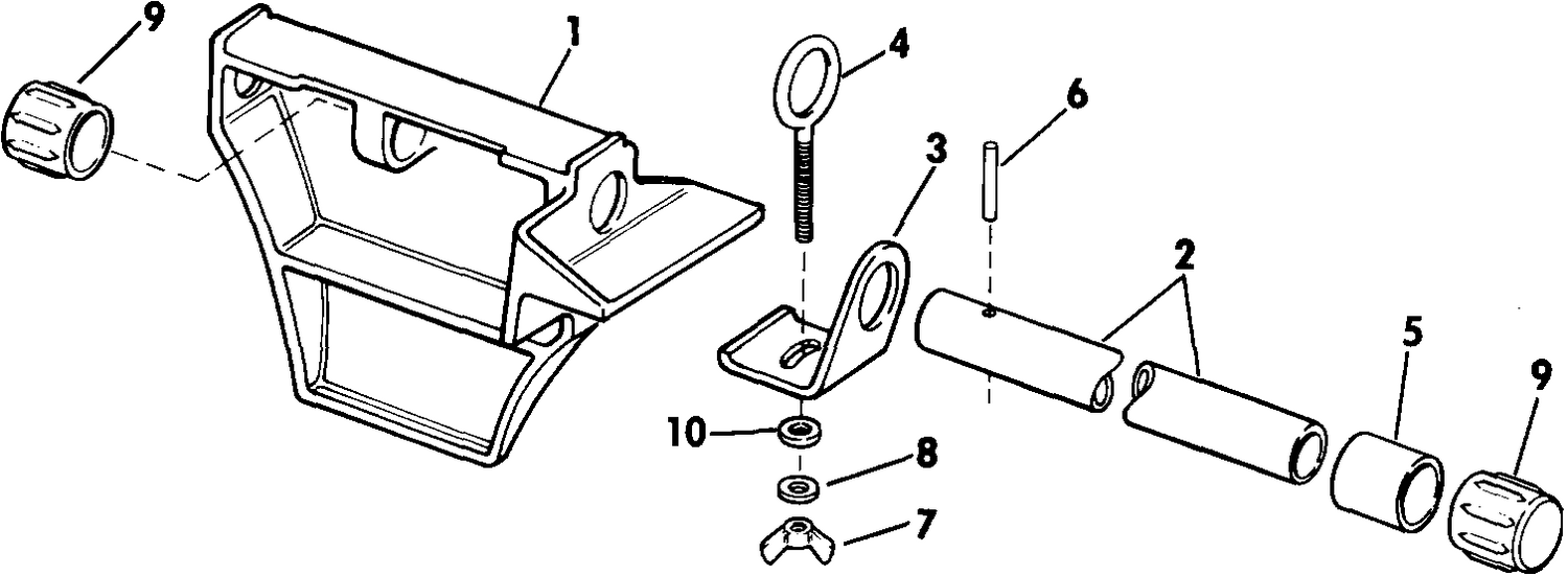 CANOE MOTOR BRACKET KIT