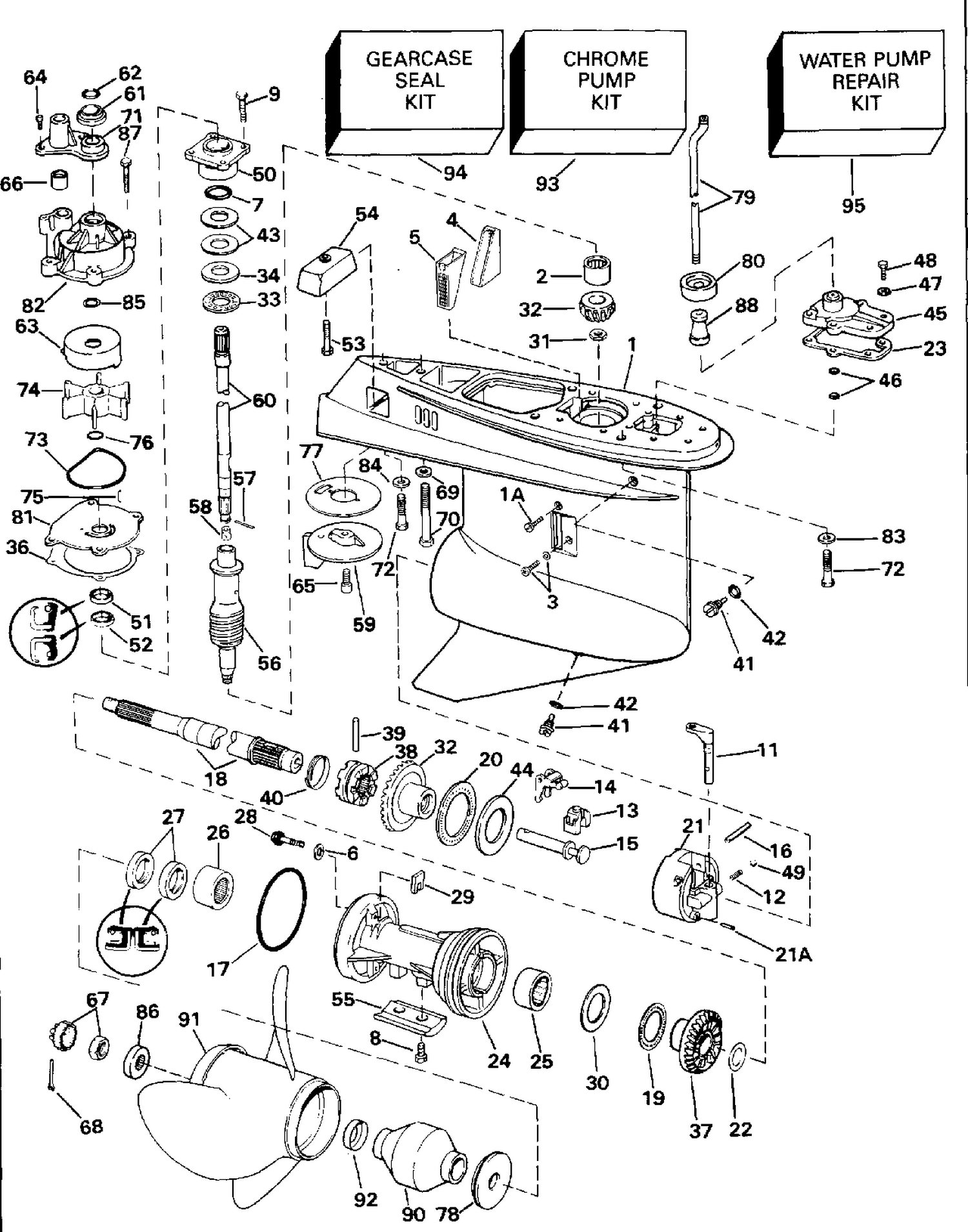 GEARCASE - STANDARD ROTATION