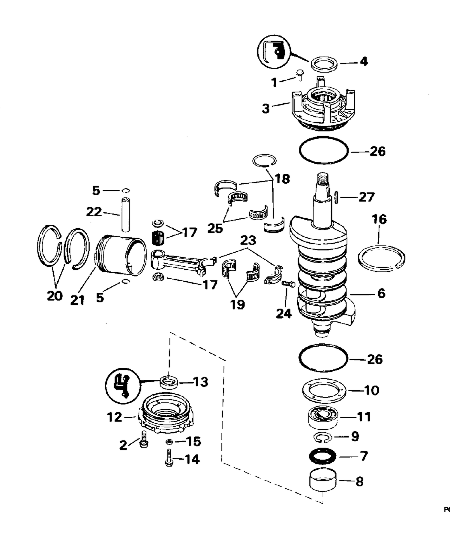 CRANKSHAFT & PISTON