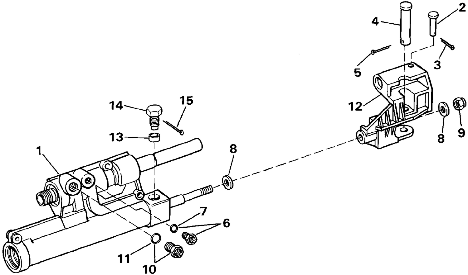 POWER STEERING CYLINDER