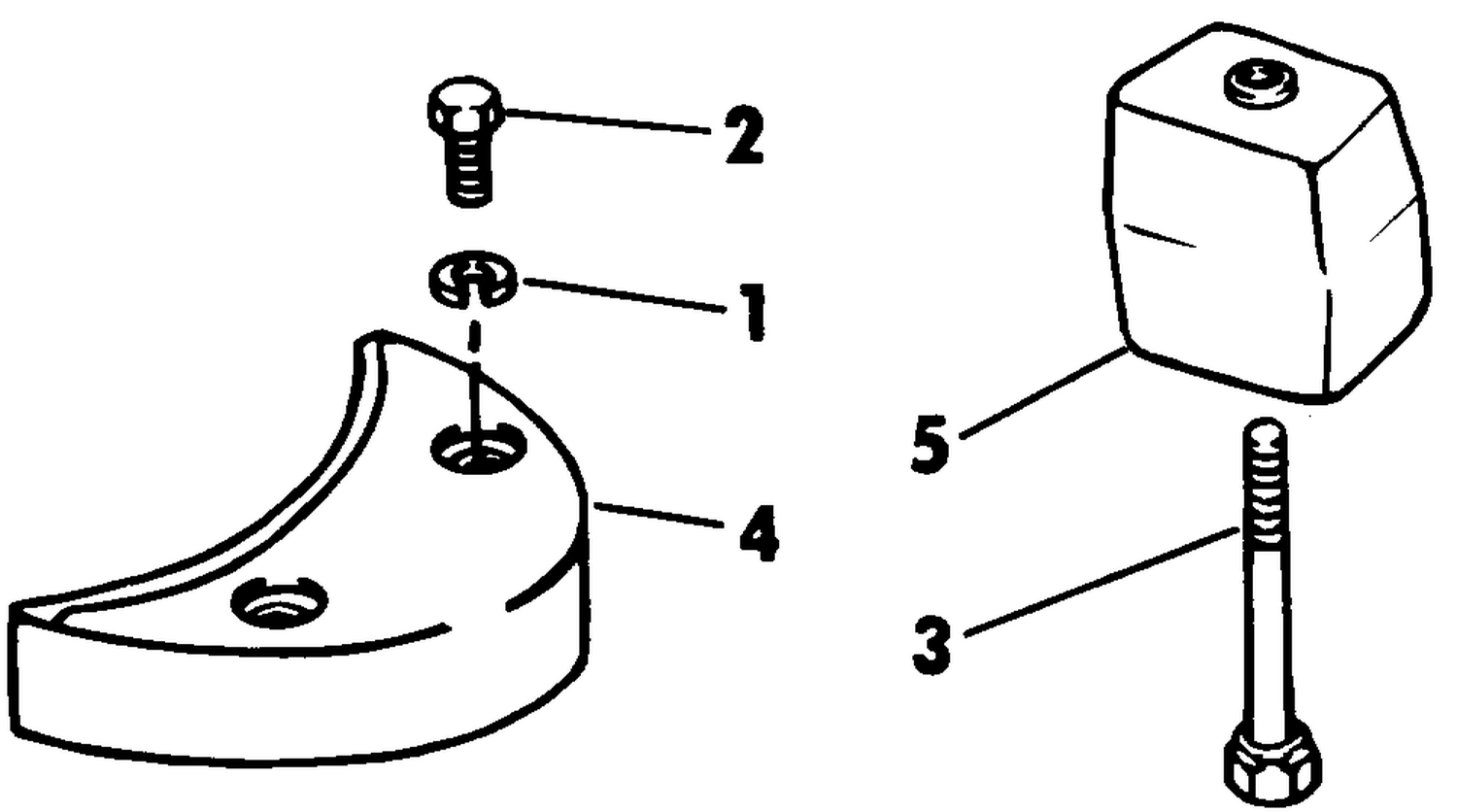 ZINC ANODE KIT V-4, V-6, AND SEA DRIVE