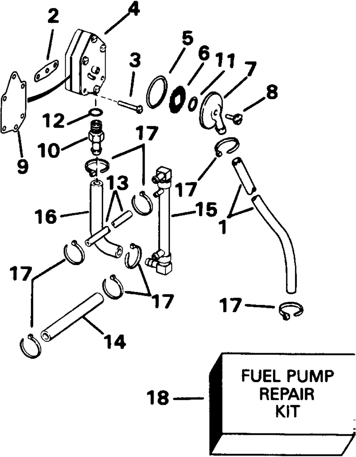 FUEL PUMP - 88 MODELS