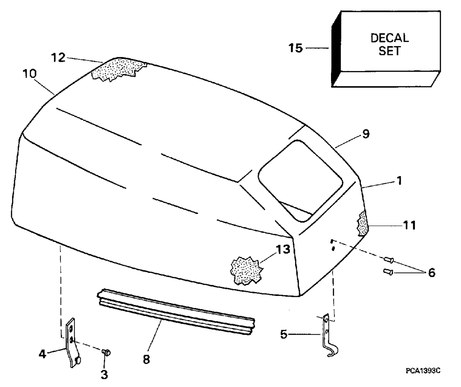 ENGINE COVER - EVINRUDE