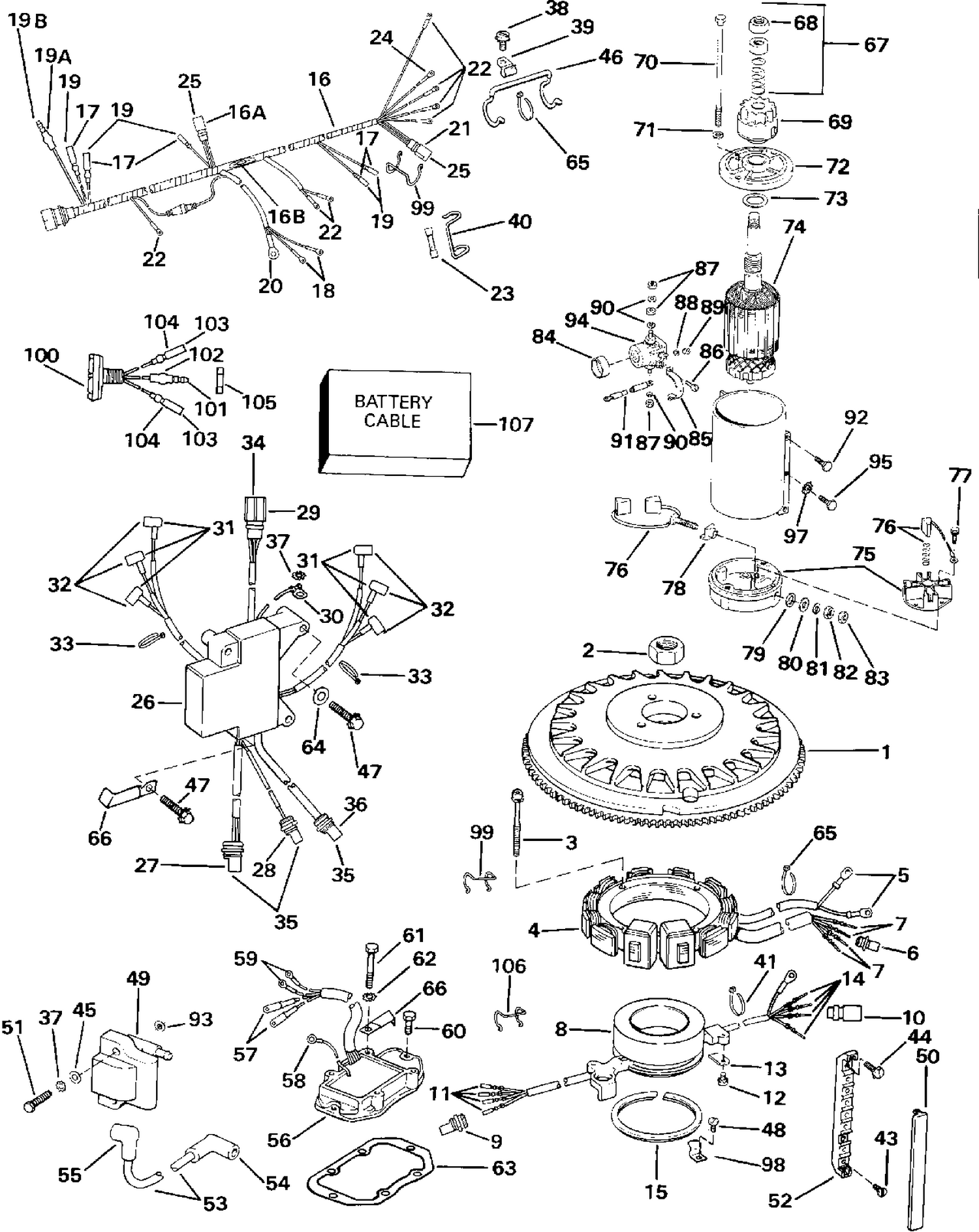 IGNITION SYSTEM - 175 MODELS