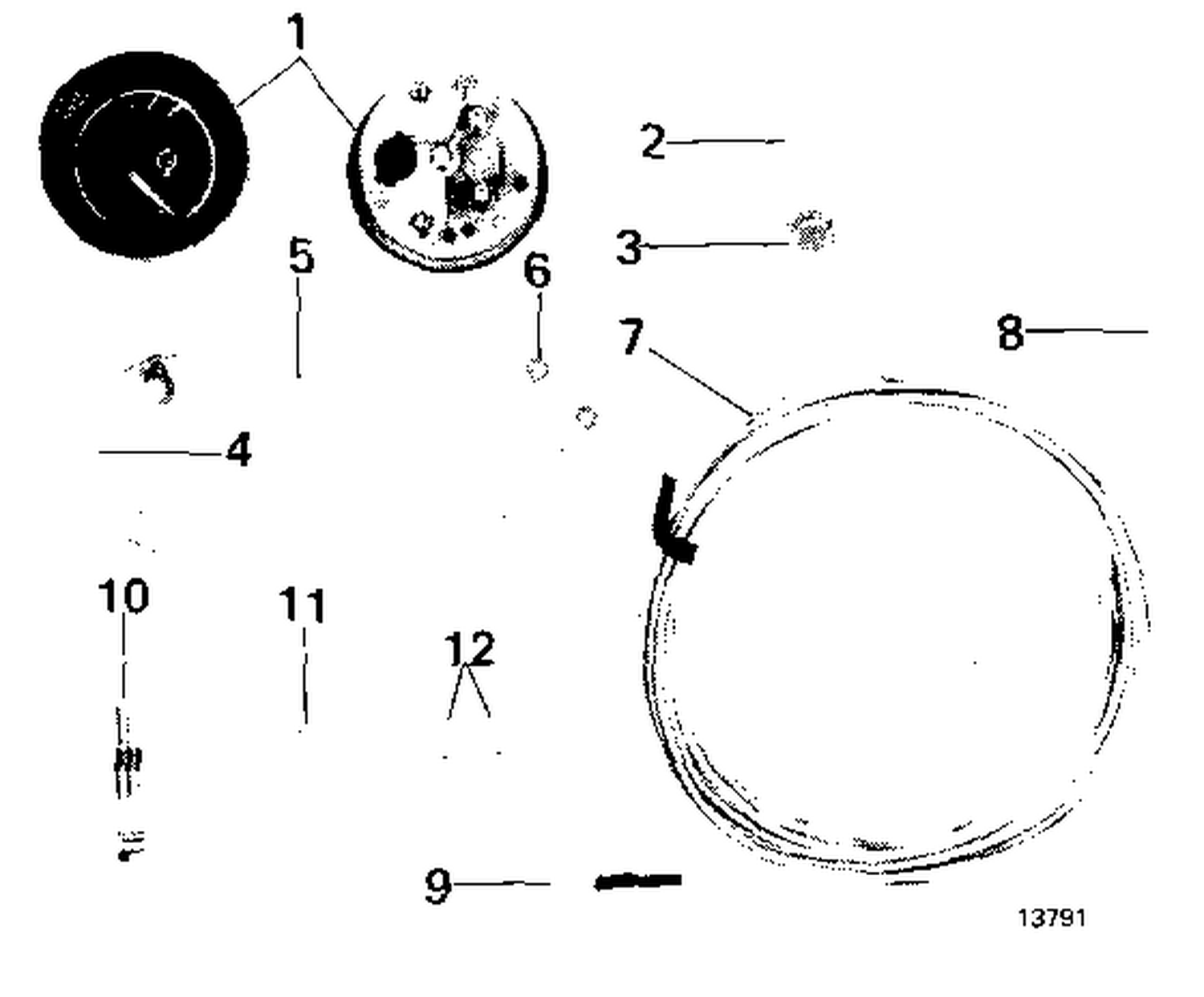 OUTBOARD WATER TEMPERATURE GAUGE KITS - TECH SERIES
