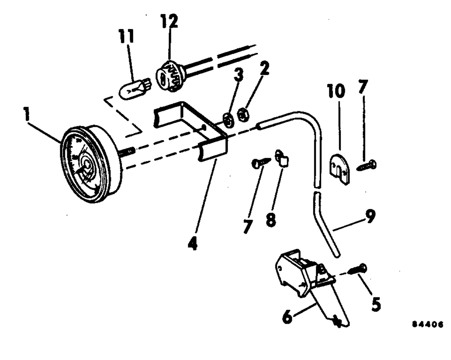SPEEDOMETER KIT-FLUSH MOUNT