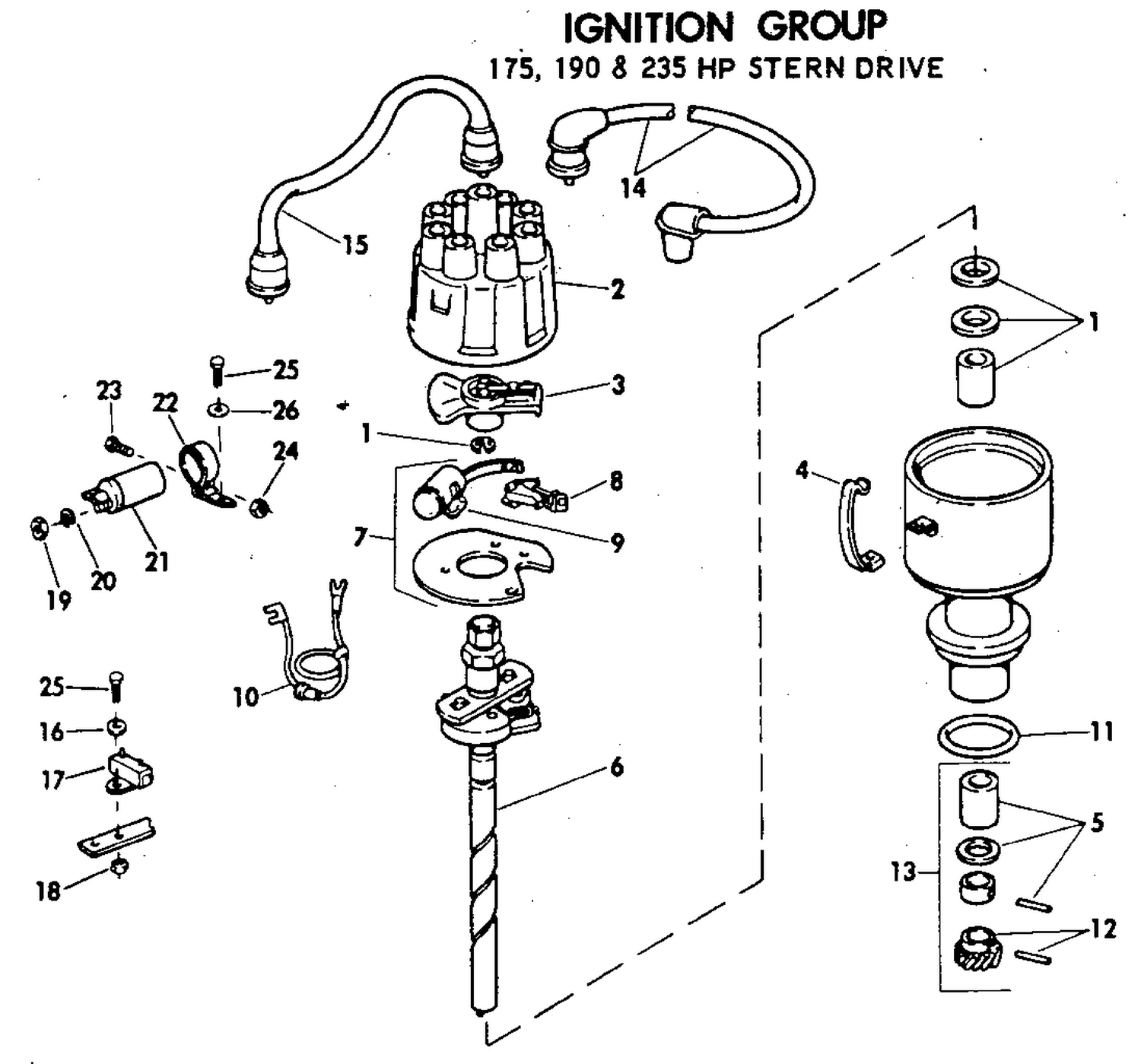 IGNITION GROUP 175,190 & 235 HP STERN DRIVE