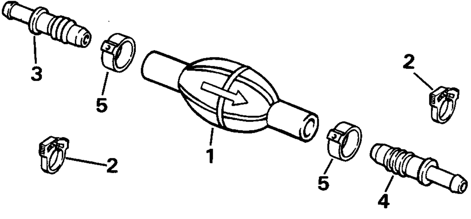 PRIMER BULB KIT - 3/8 IN. I.D. HOSE