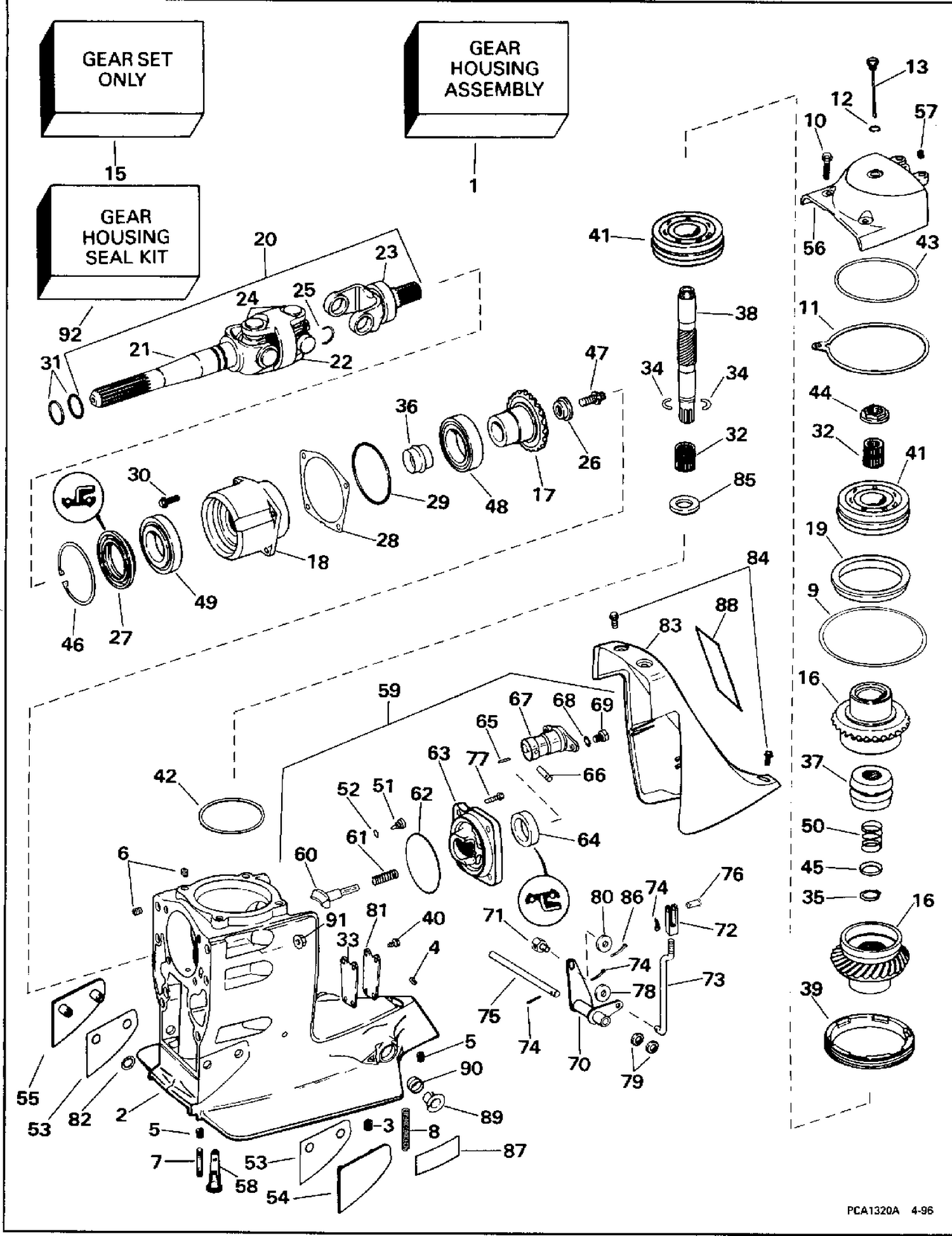 UPPER GEAR HOUSING