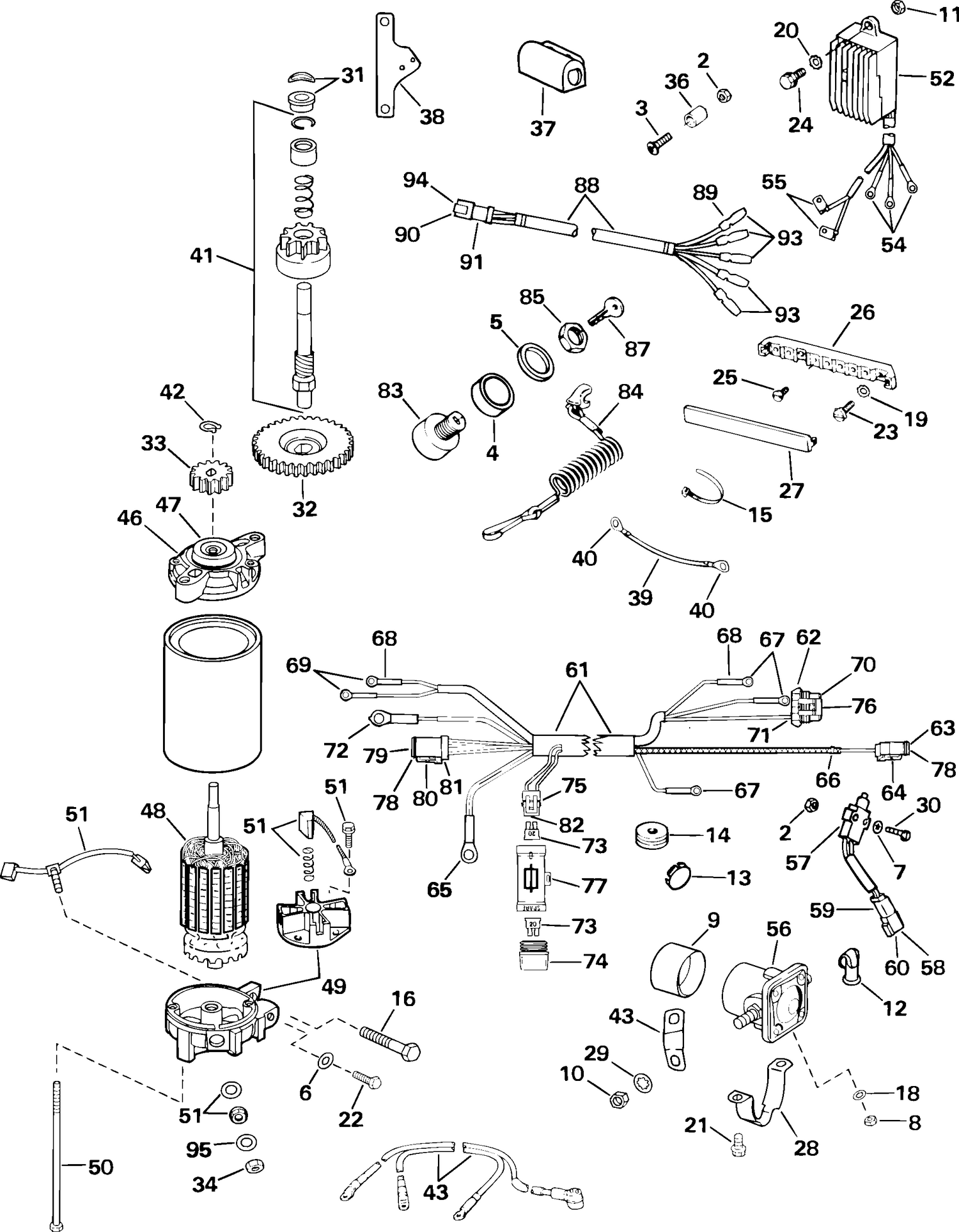 TILLER ELECTRIC START KIT - 105
