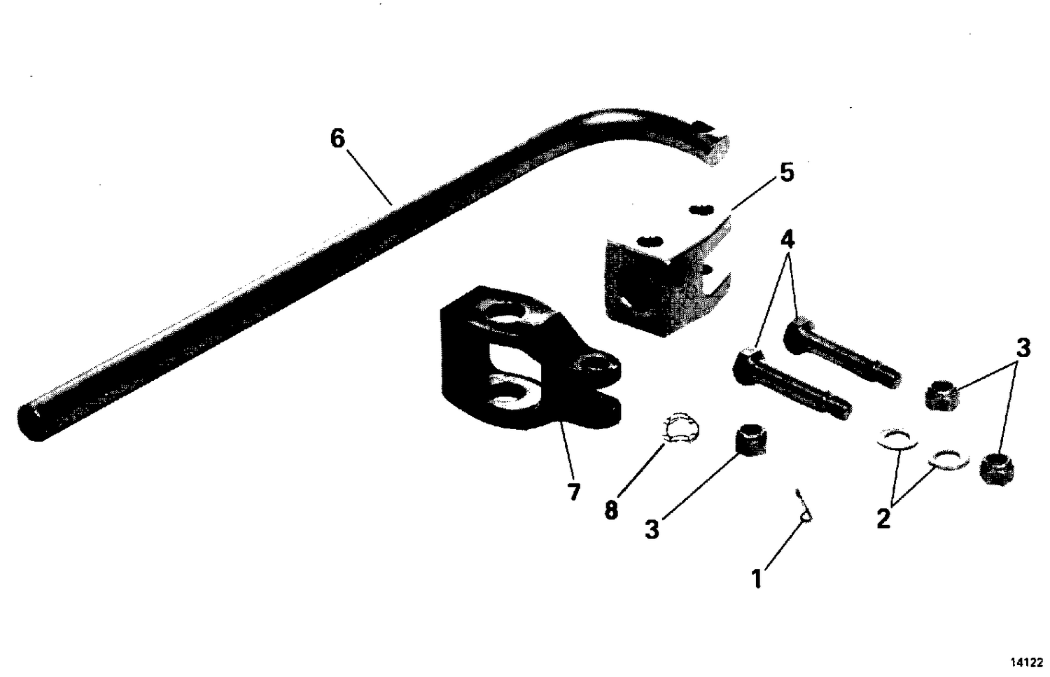 POWER STEERING STEPPED TRANSOM KIT