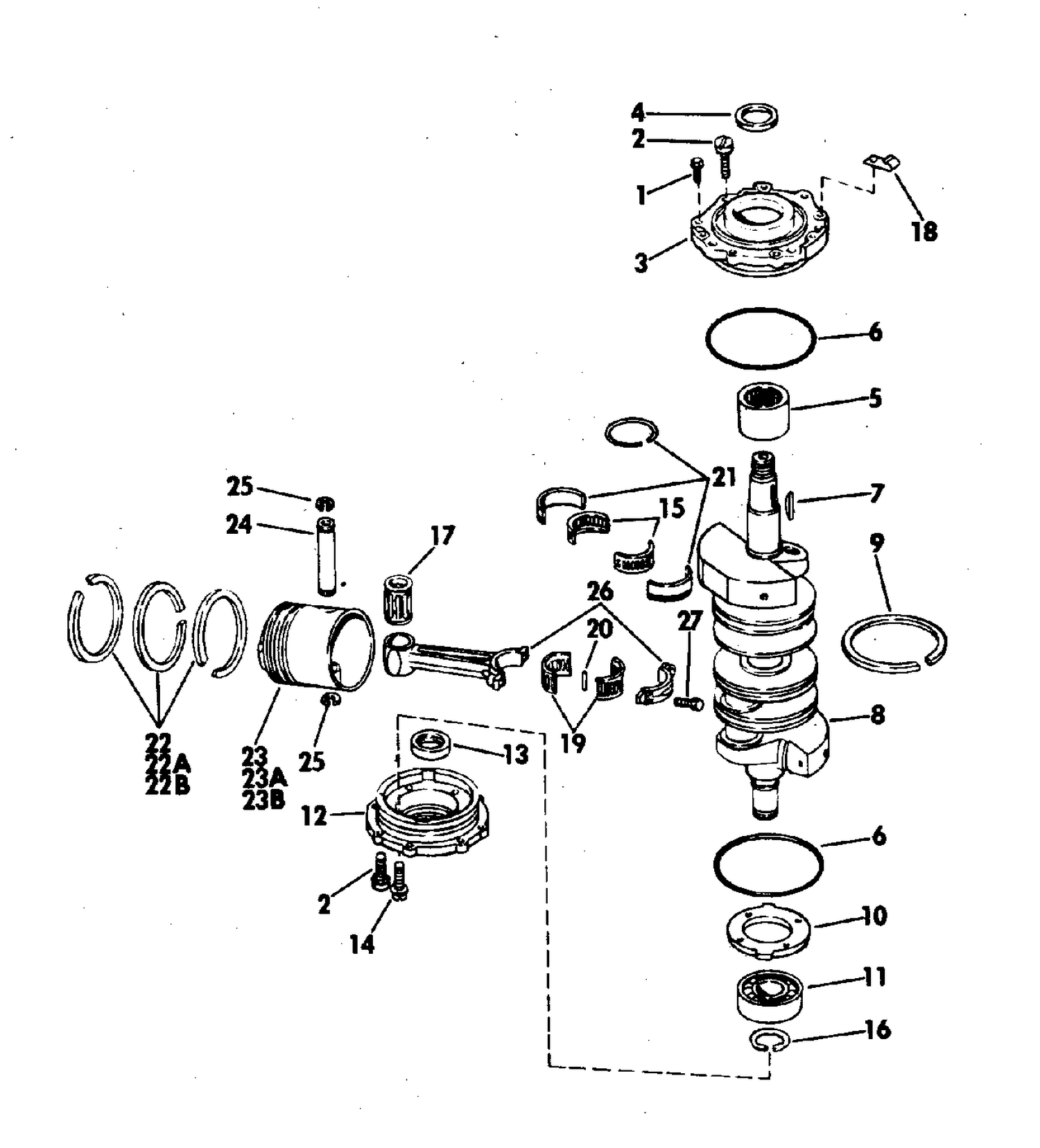 CRANKSHAFT & PISTON