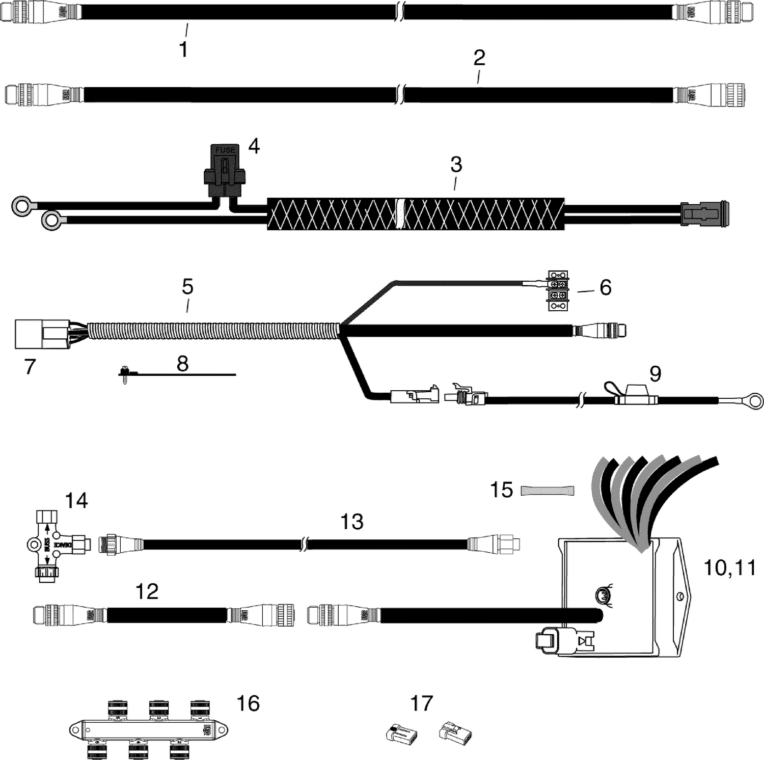 HARNESSES & CONNECTORS - ICON