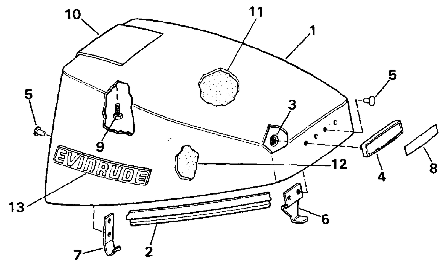 ENGINE COVER - EVINRUDE