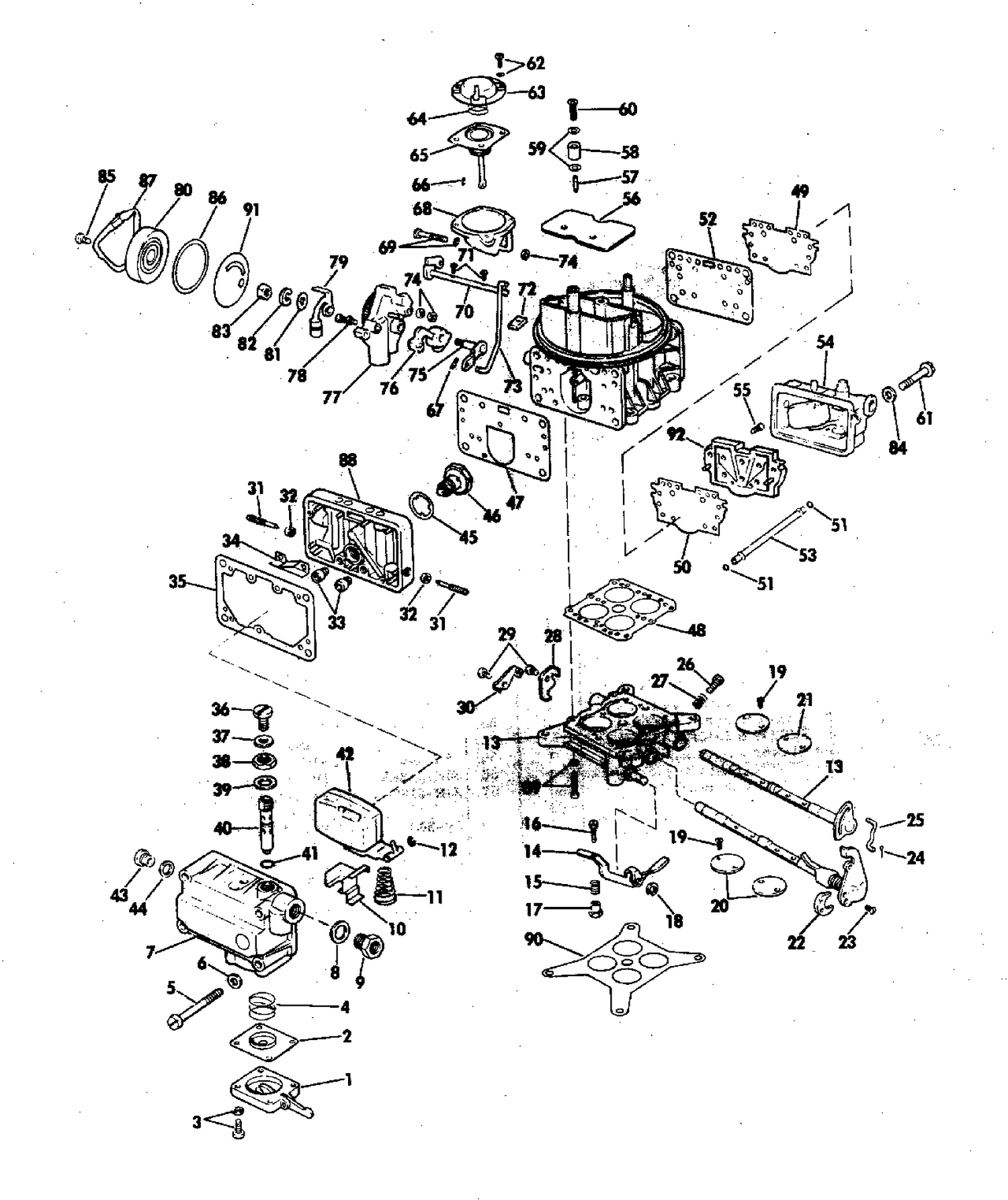 CARBURETOR GROUP 235 HP