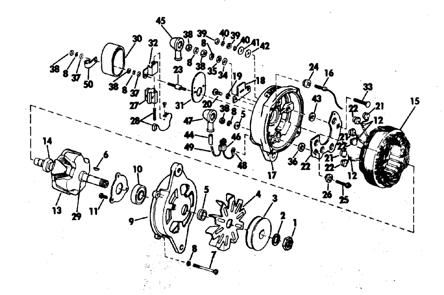 ALTERNATOR GROUP 100, 120, 140, 165, 225 & 245 HP