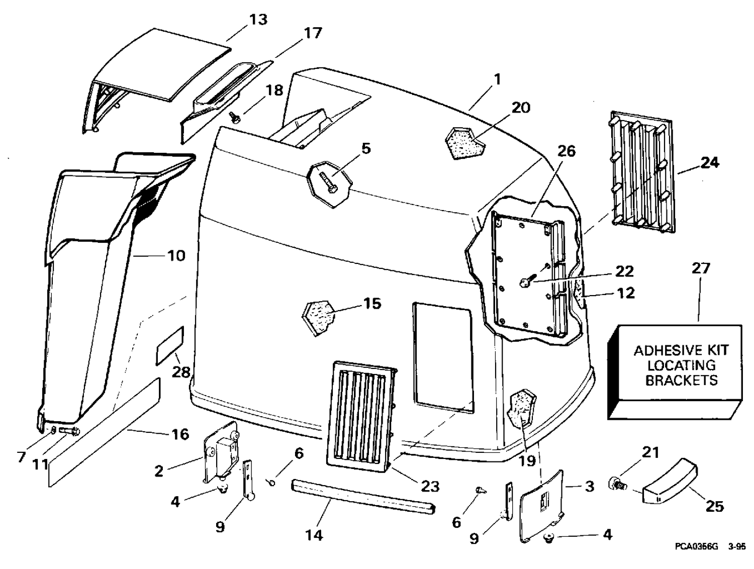 ENGINE COVER - JOHNSON
