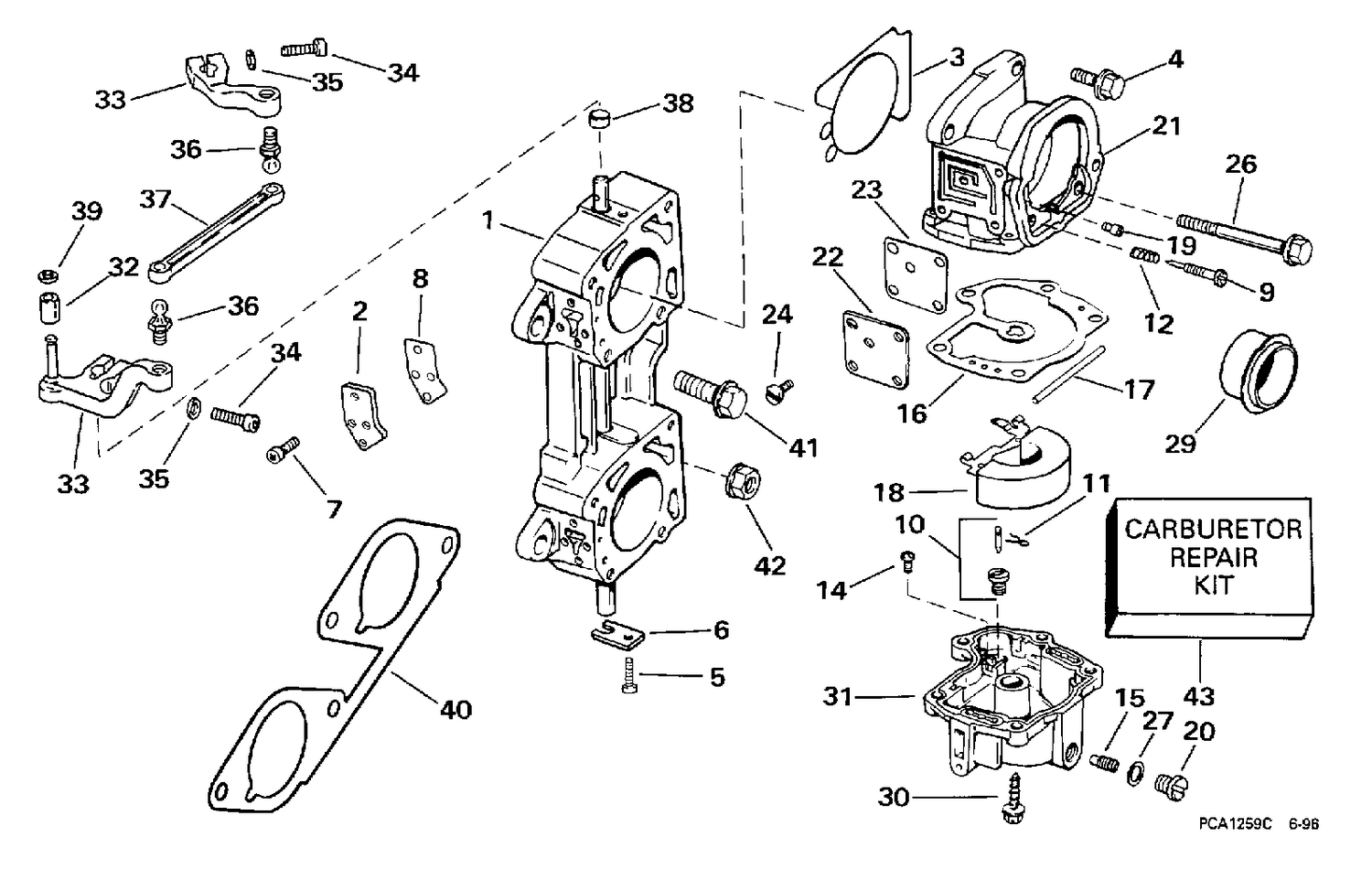 CARBURETOR & LINKAGE