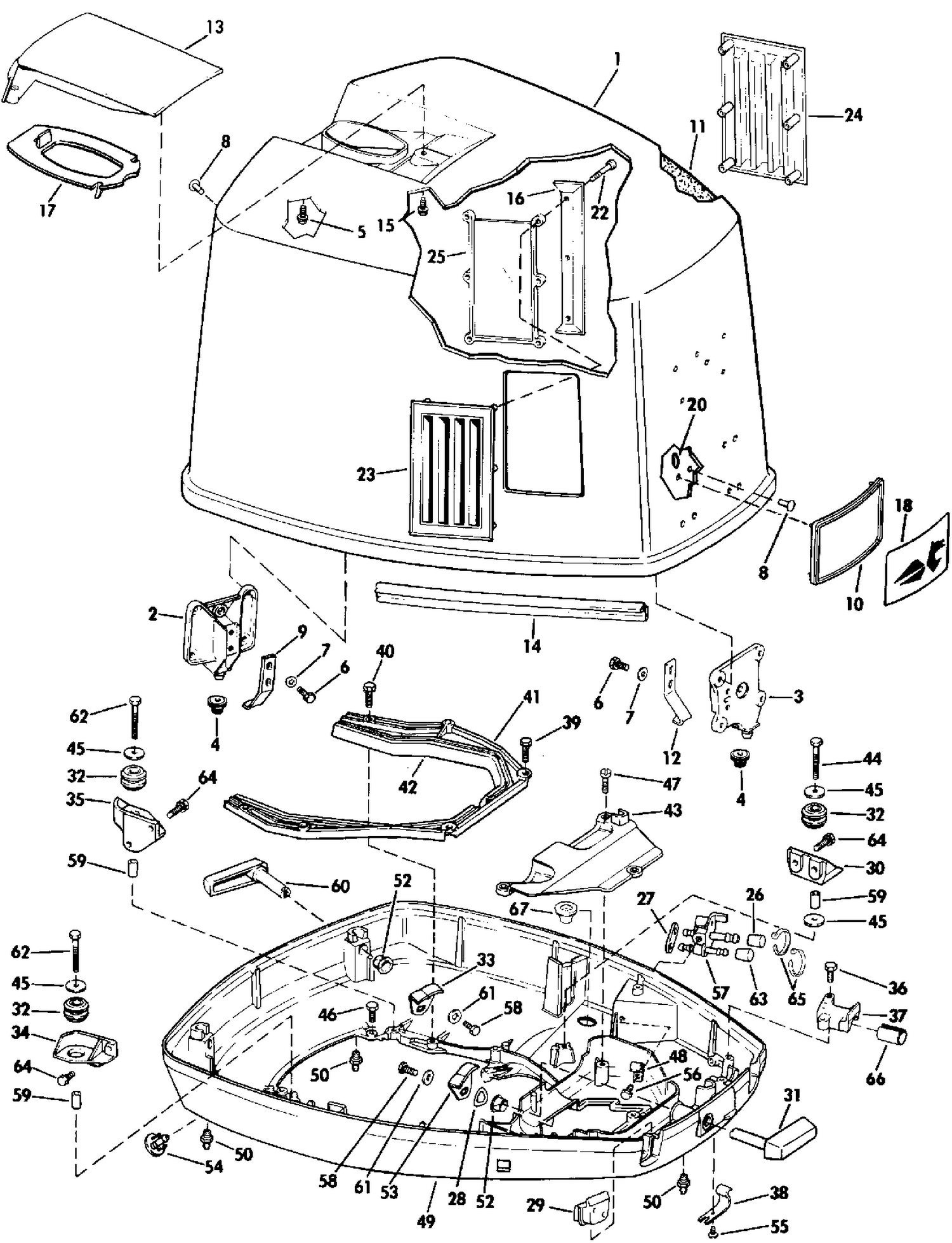 ENGINE COVER - JOHNSON
