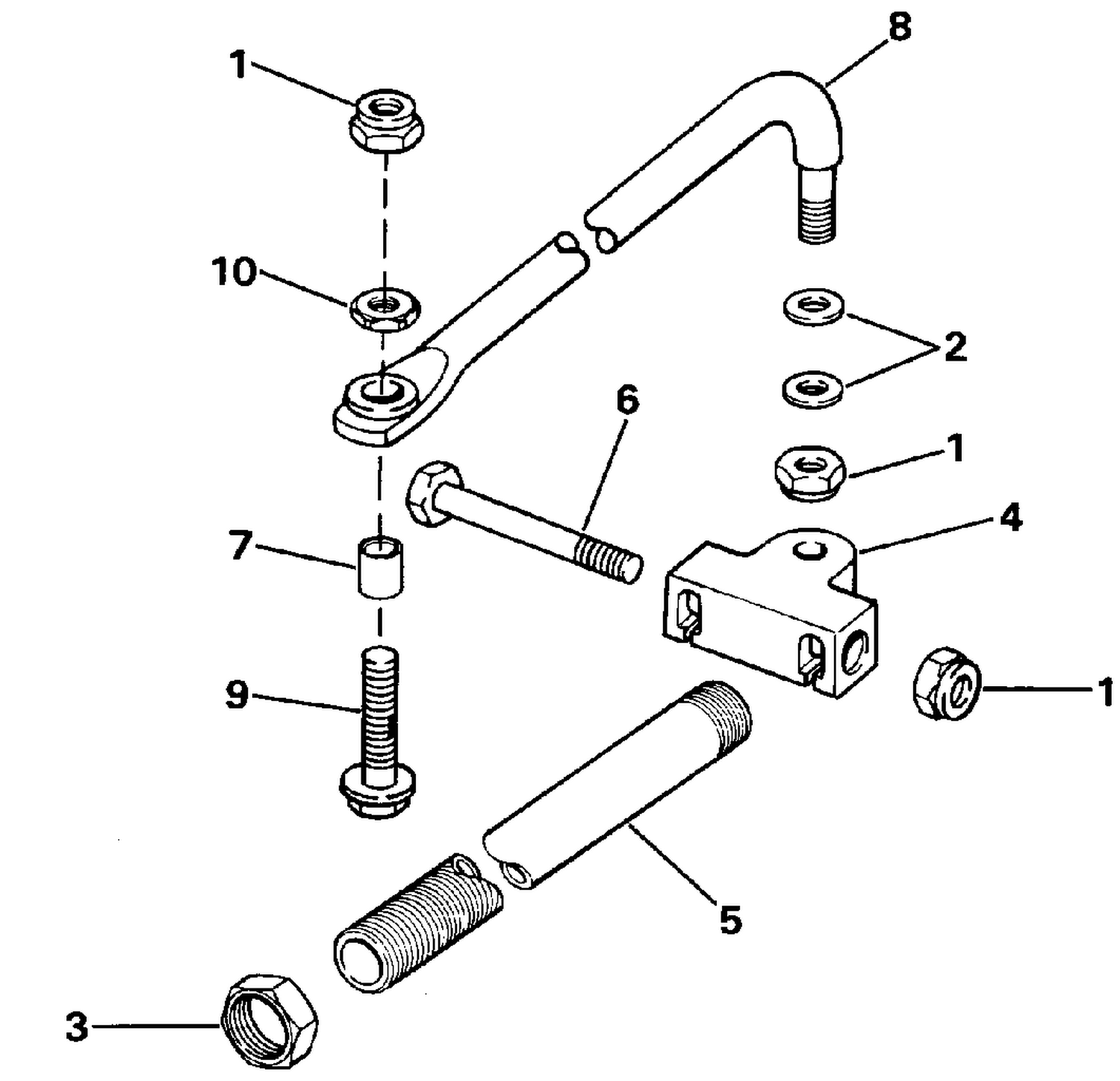 DUAL CABLE STEERING CONNECTOR KIT-PARALLEL ENTRY