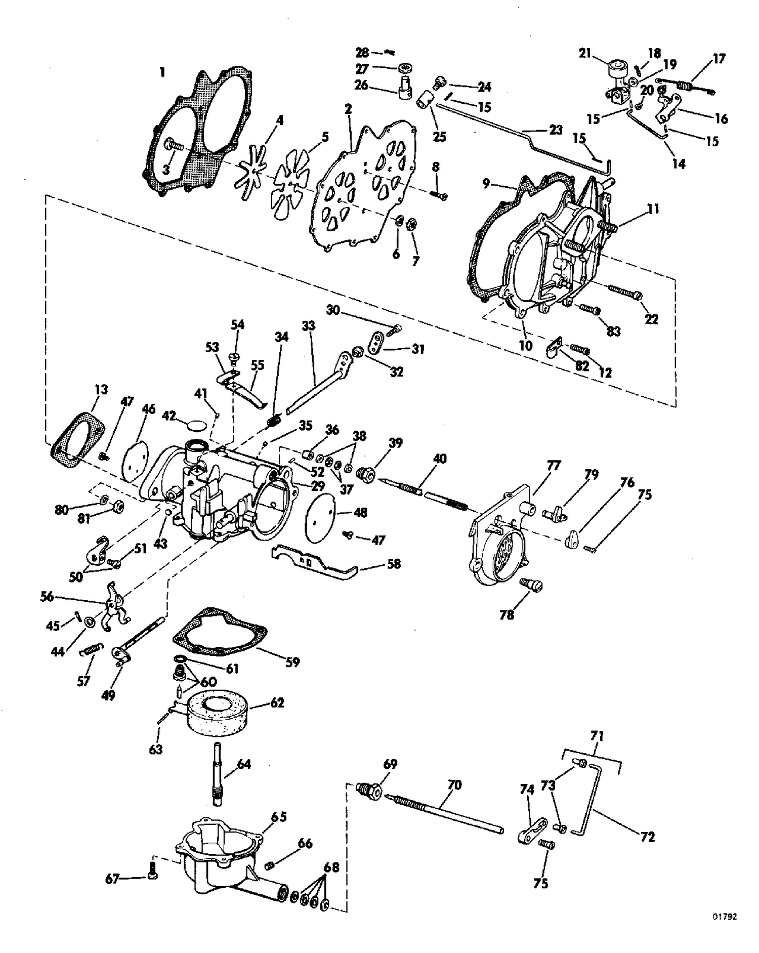 CARBURETOR GROUP MANUAL START