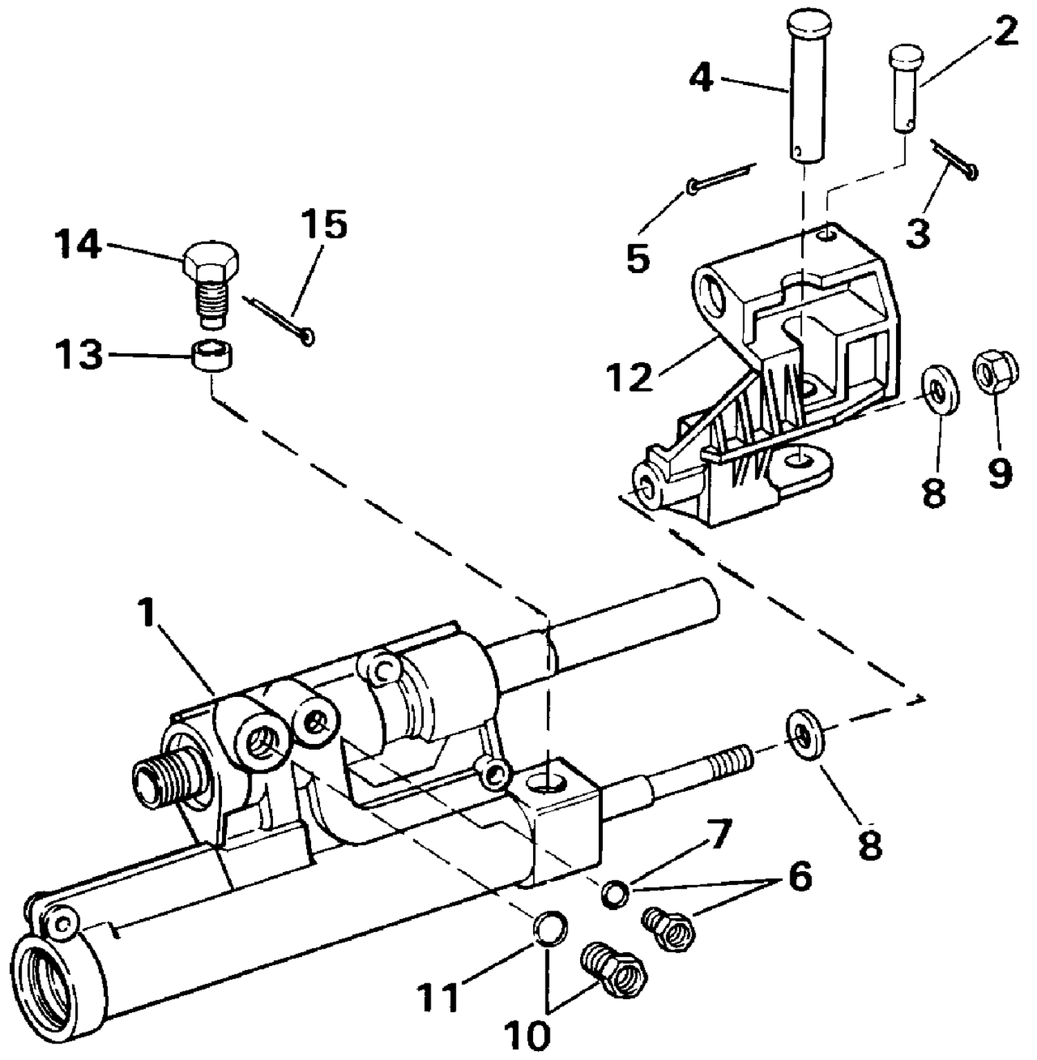 POWER STEERING CYLINDER
