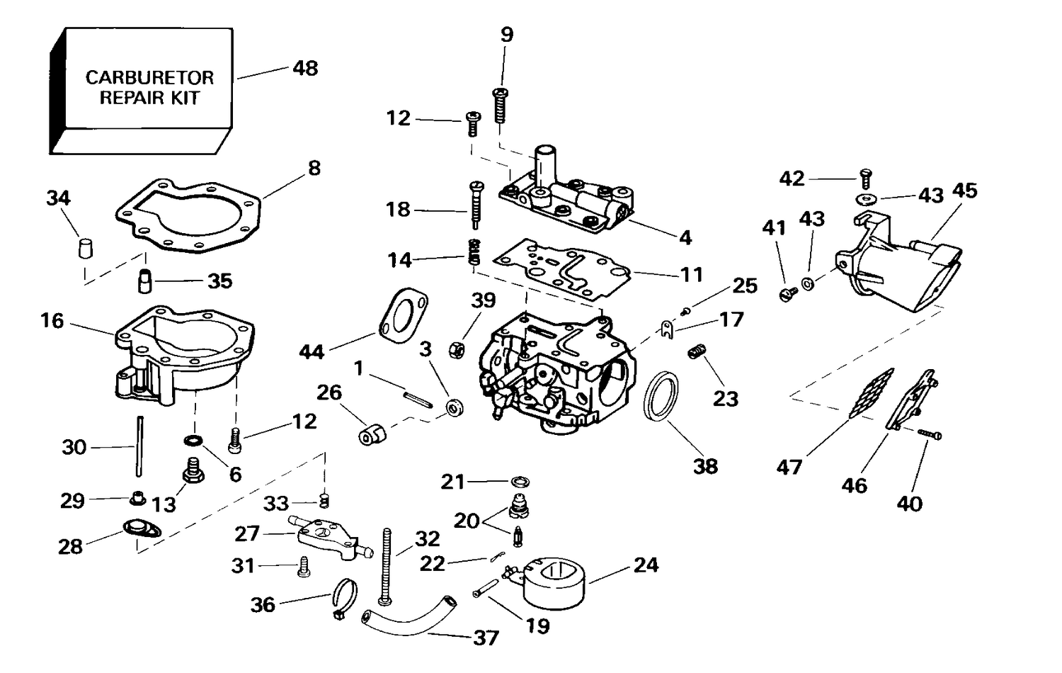 CARBURETOR -15 HP