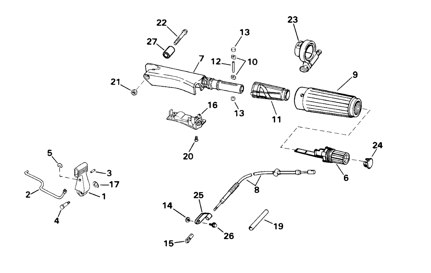 STEERING AND SHIFT HANDLE
