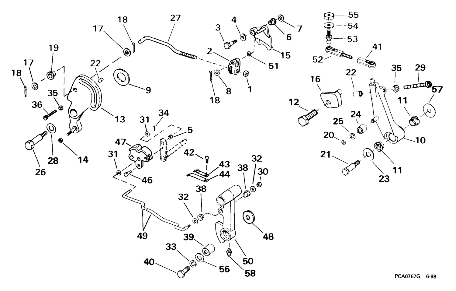 SHIFT & THROTTLE LINKAGE