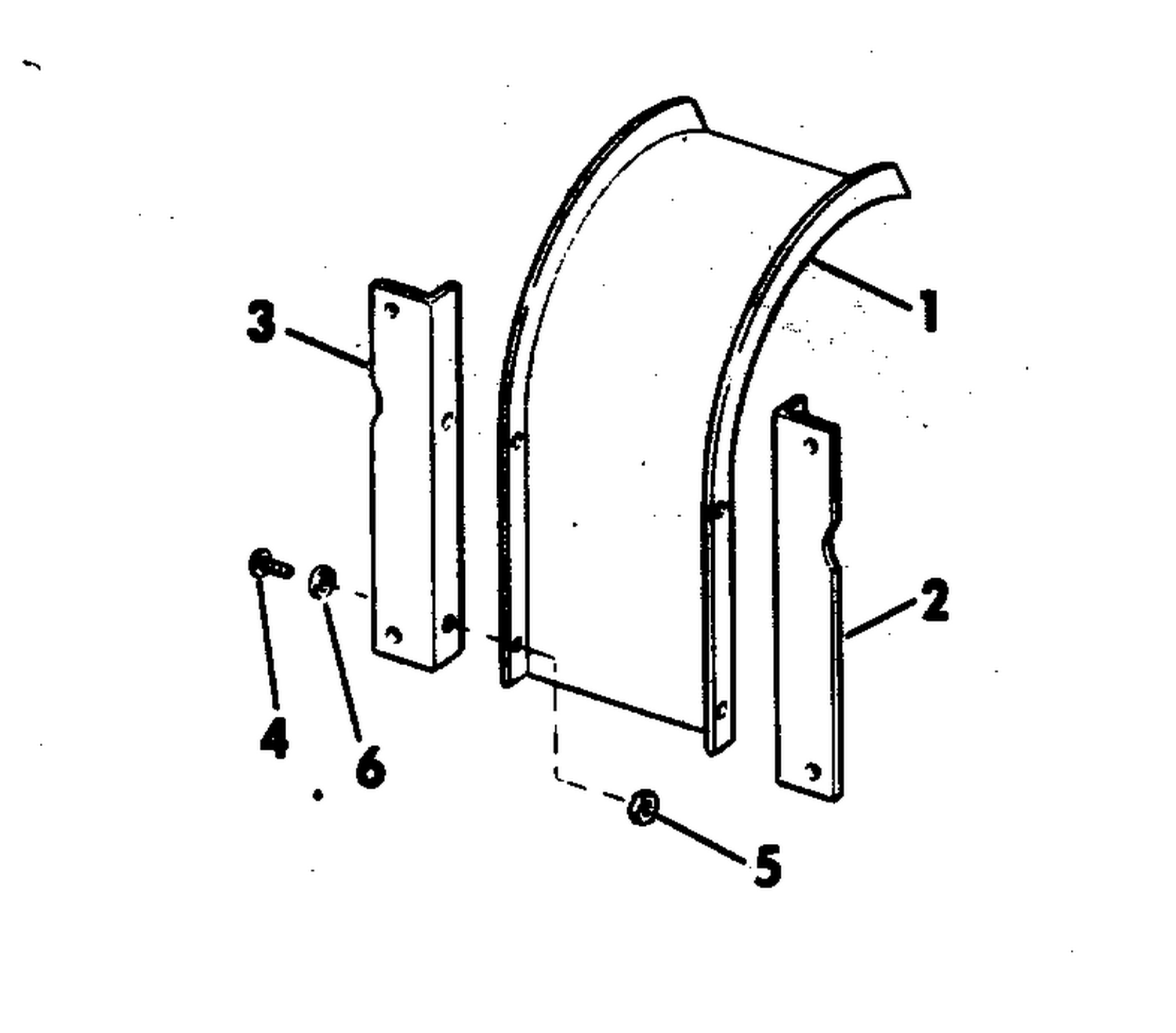 TOTE BRACKET ASSEMBLY 2 HP