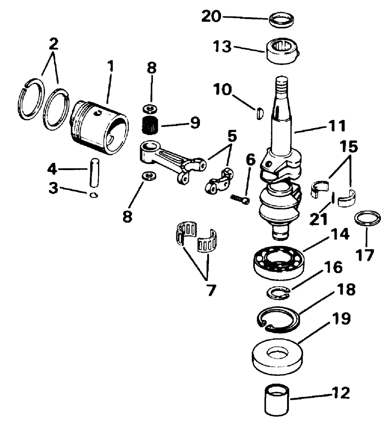 CRANKSHAFT & PISTON
