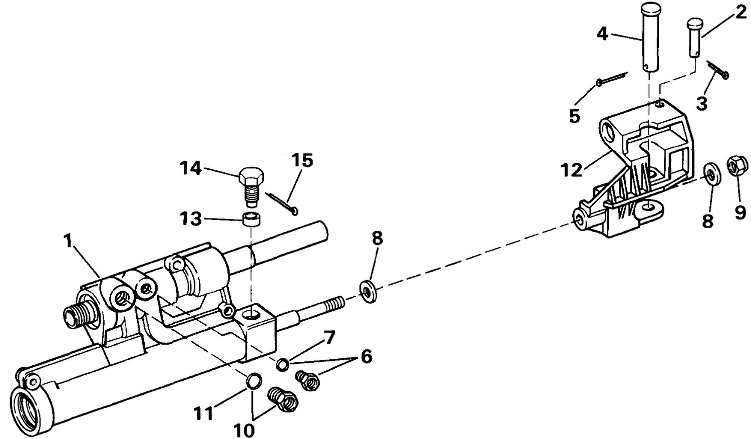 POWER STEERING CYLINDER