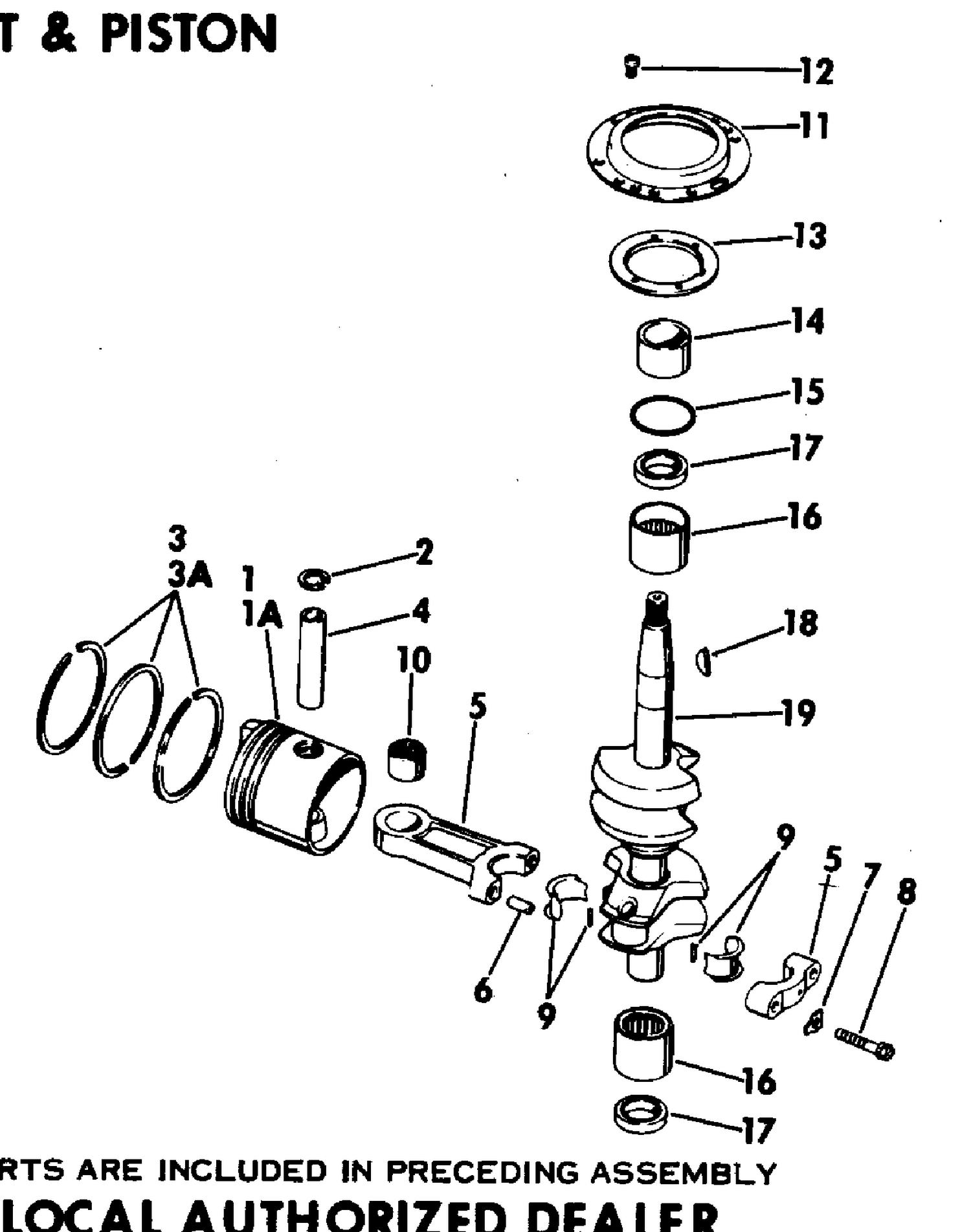 CRANKSHAFT & PISTON