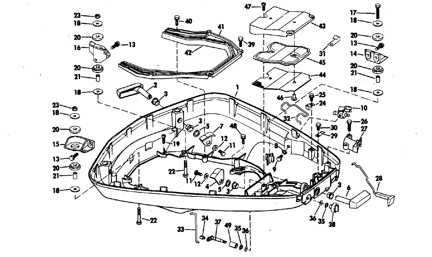 LOWER MOTOR COVER GROUP
