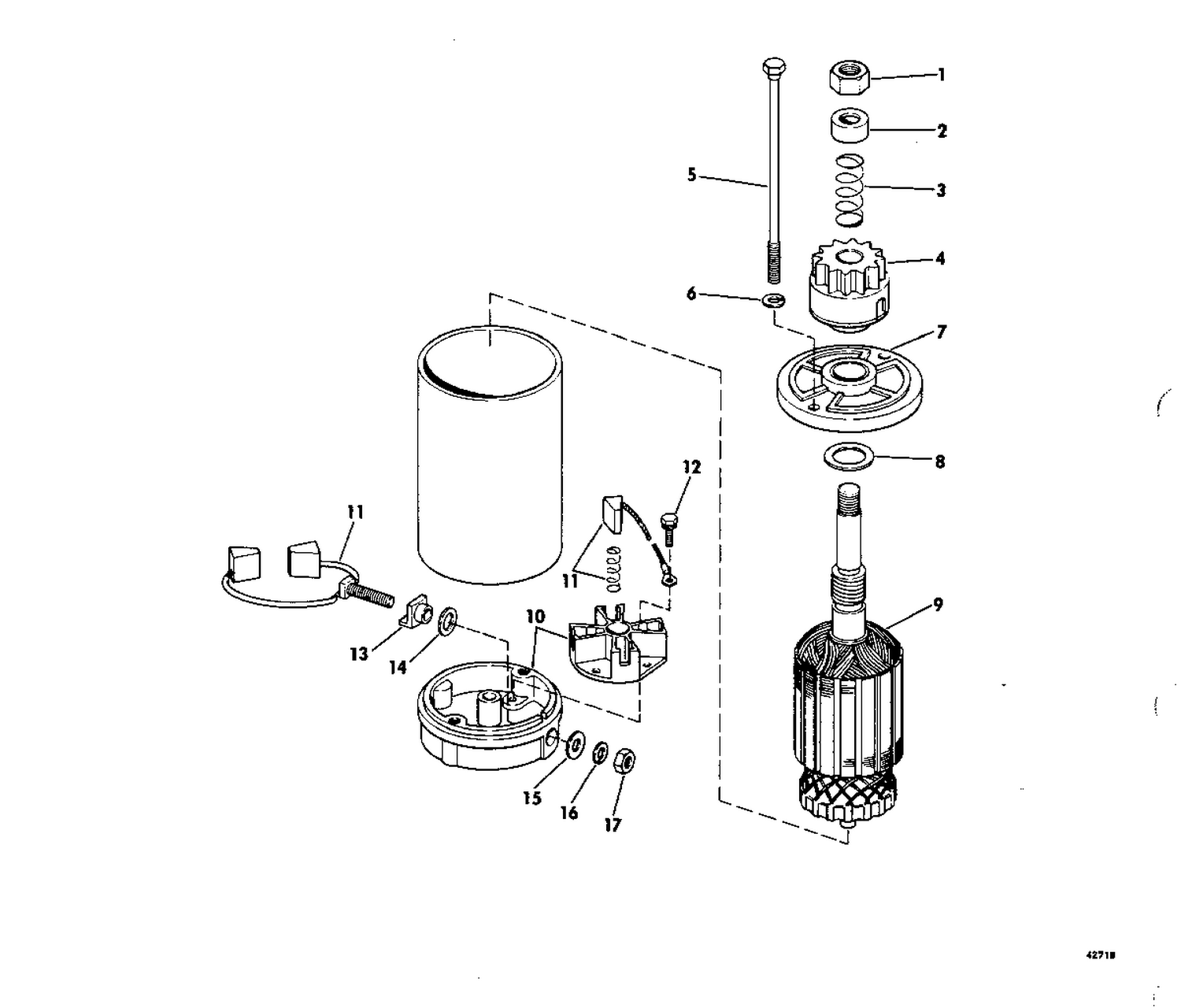 ELECTRIC STARTER/ AMERICAN BOSCH 11229-21-M030SM