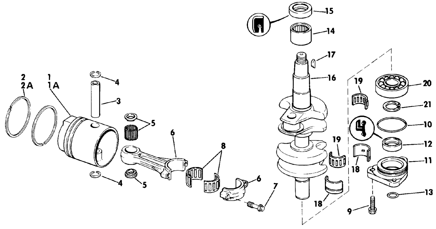 CRANKSHAFT & PISTON