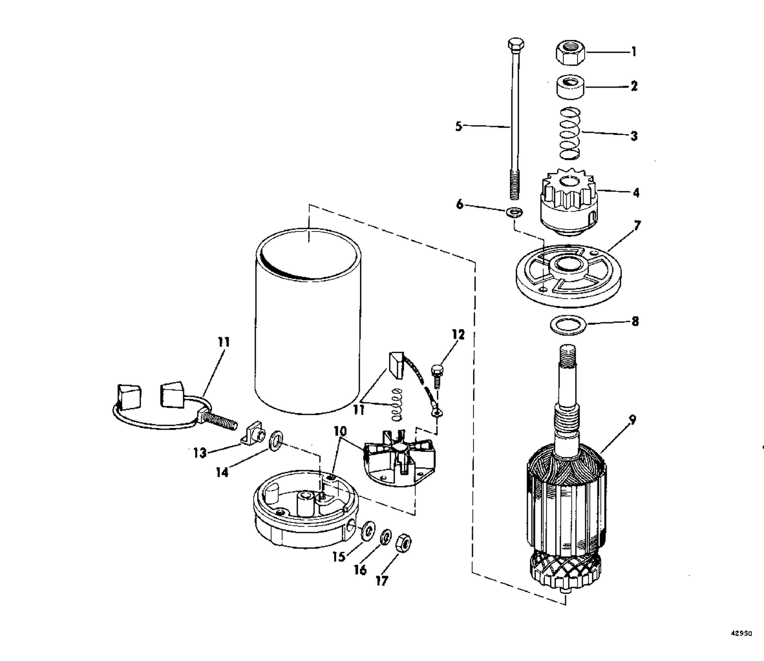 ELECTRIC STARTER AMERICAN BOSCH 10629-23-MO30SM