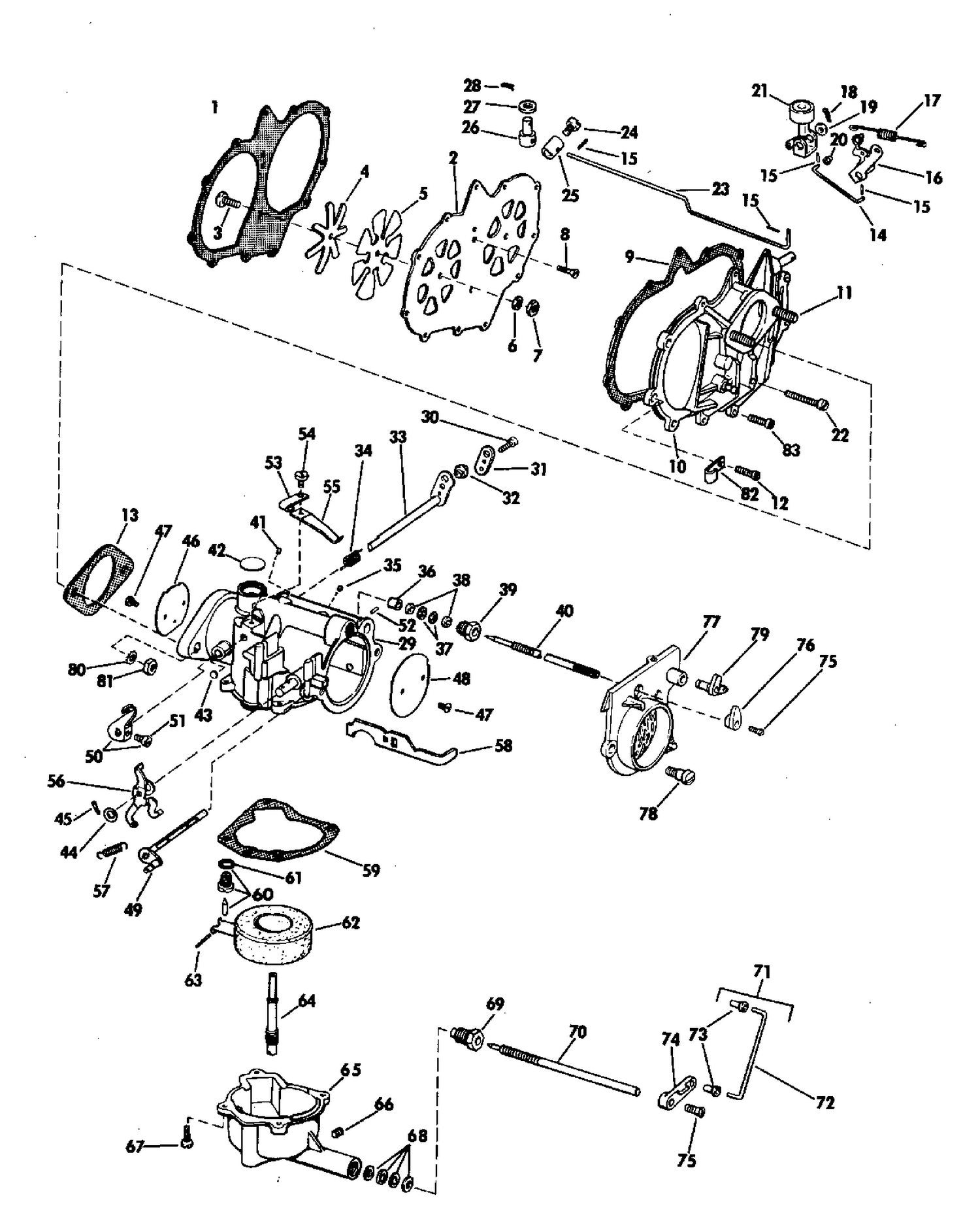 CARBURETOR GROUP MANUAL START