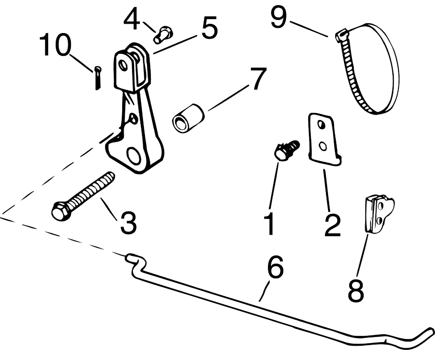 ADAPTER KIT - 9.9,15 HP (2-Stroke)
