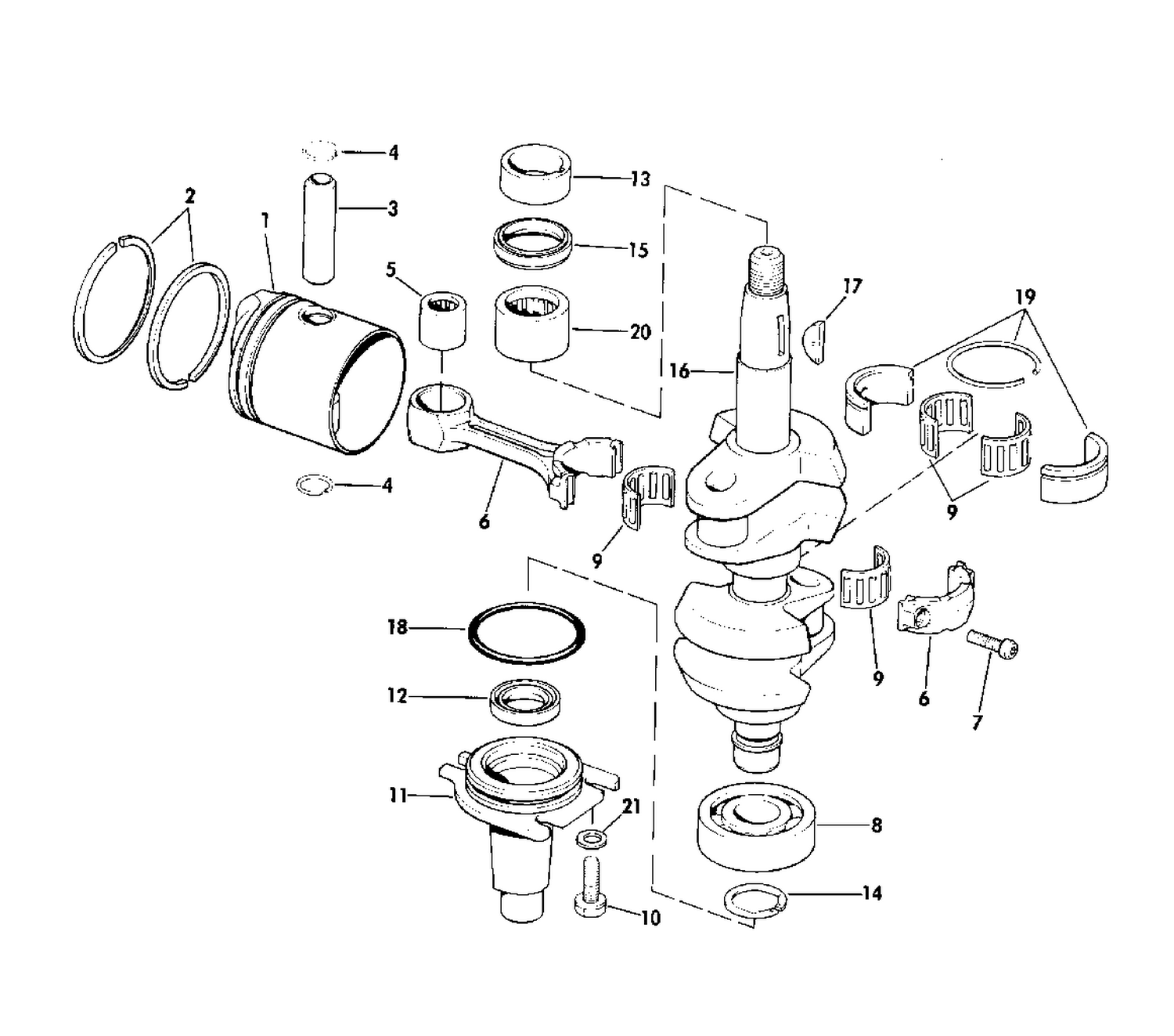 CRANKSHAFT & PISTON