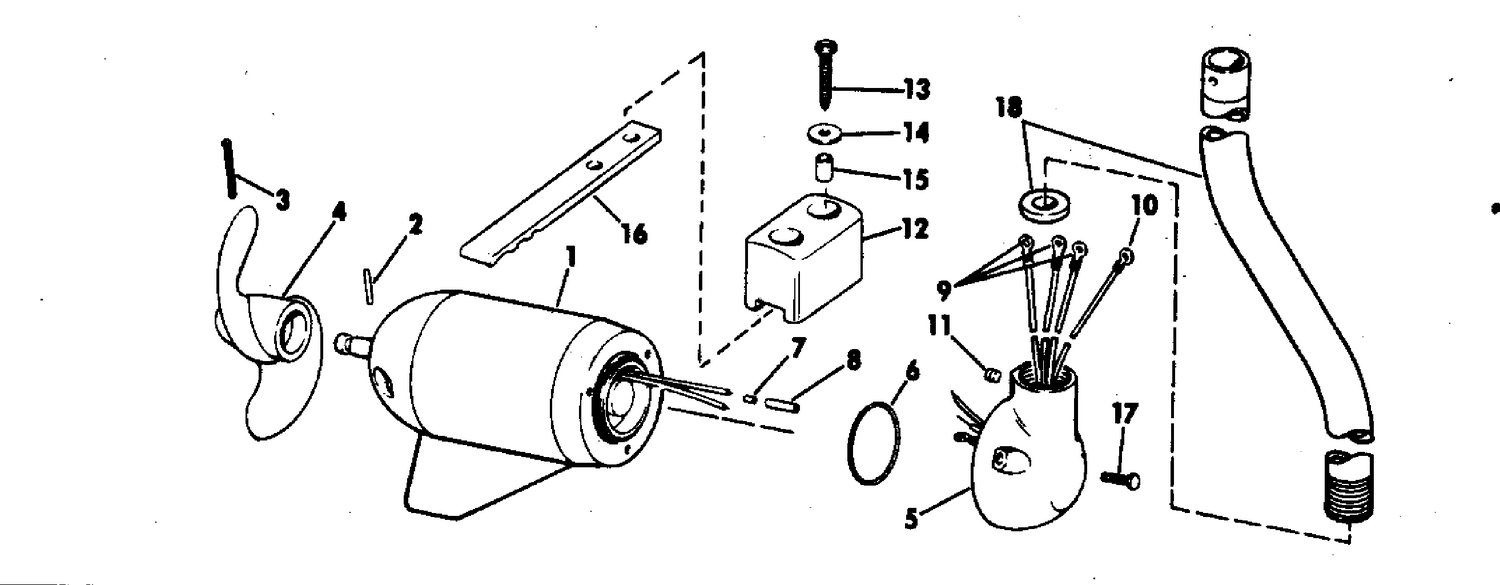 MOTOR AND ADAPTER GROUP 24 VOLT