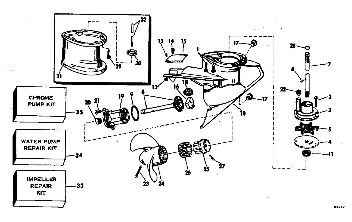 GEARCASE - WEEDLESS DRIVE