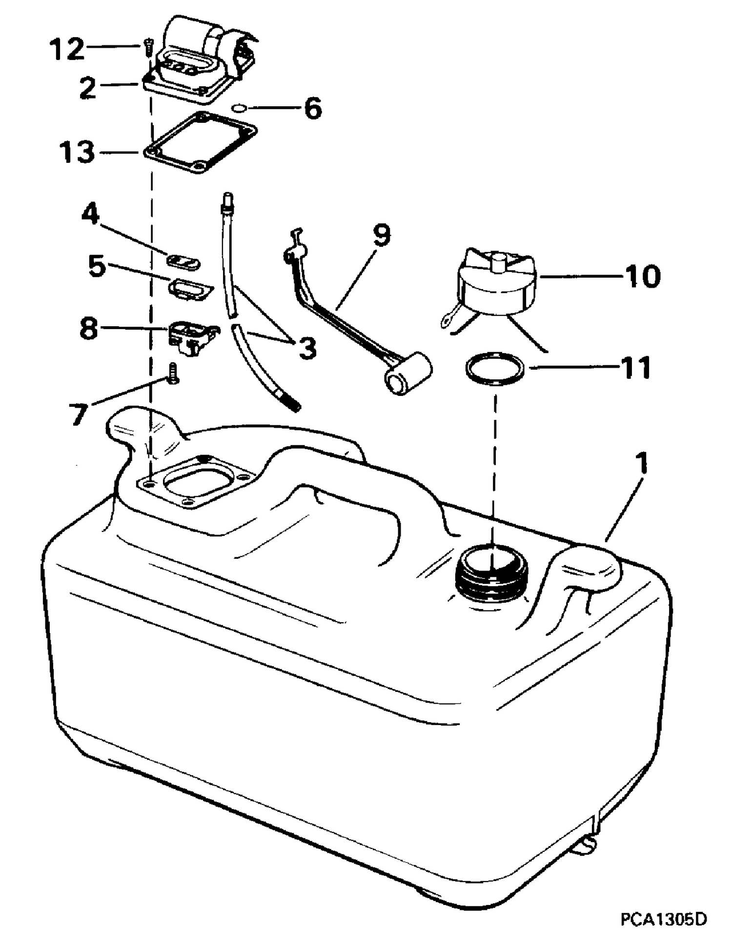 FUEL TANK - 6 GALLON