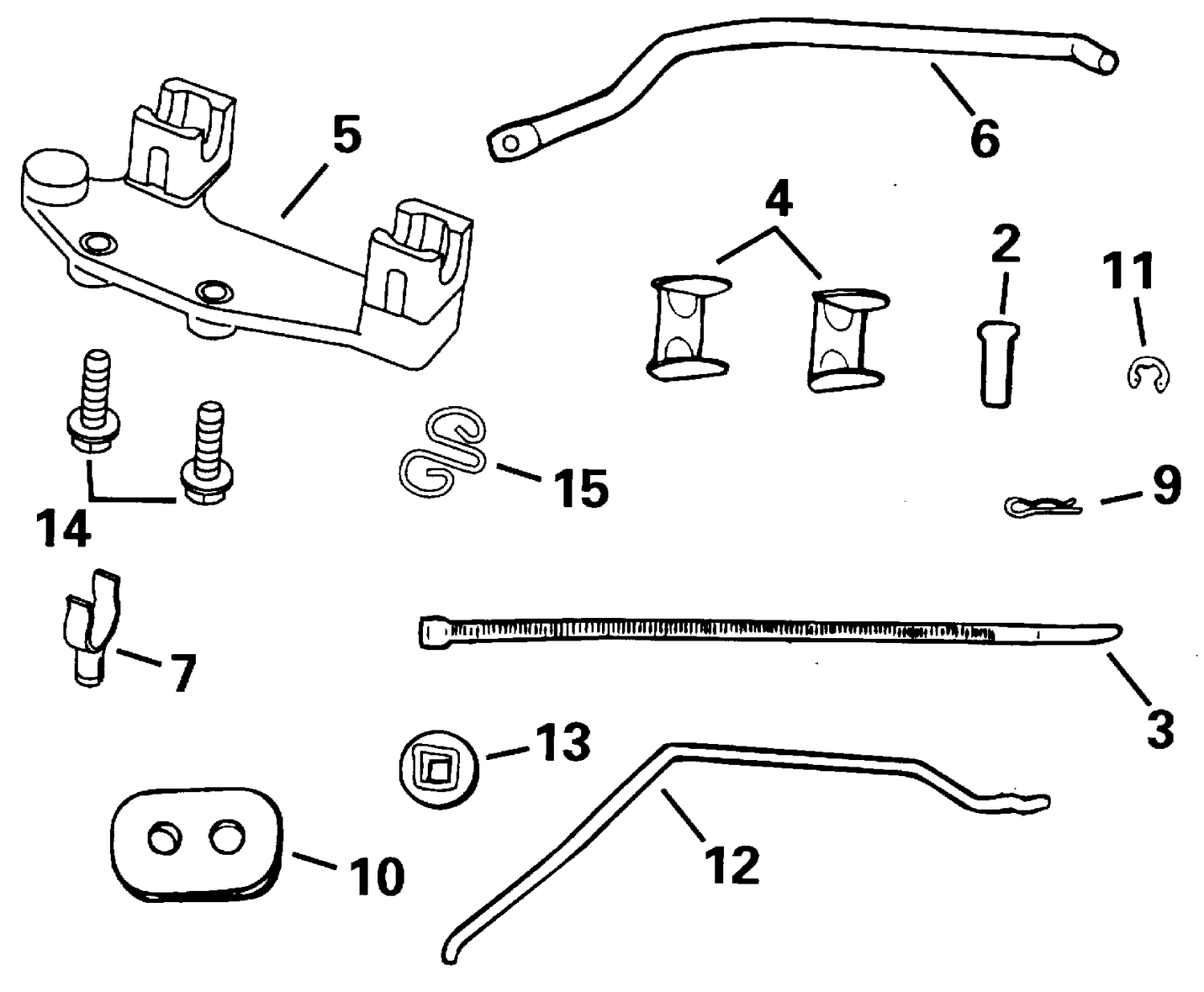 REMOTE CONTROL ADAPTER KIT - 5, 6 (4-STROKE)