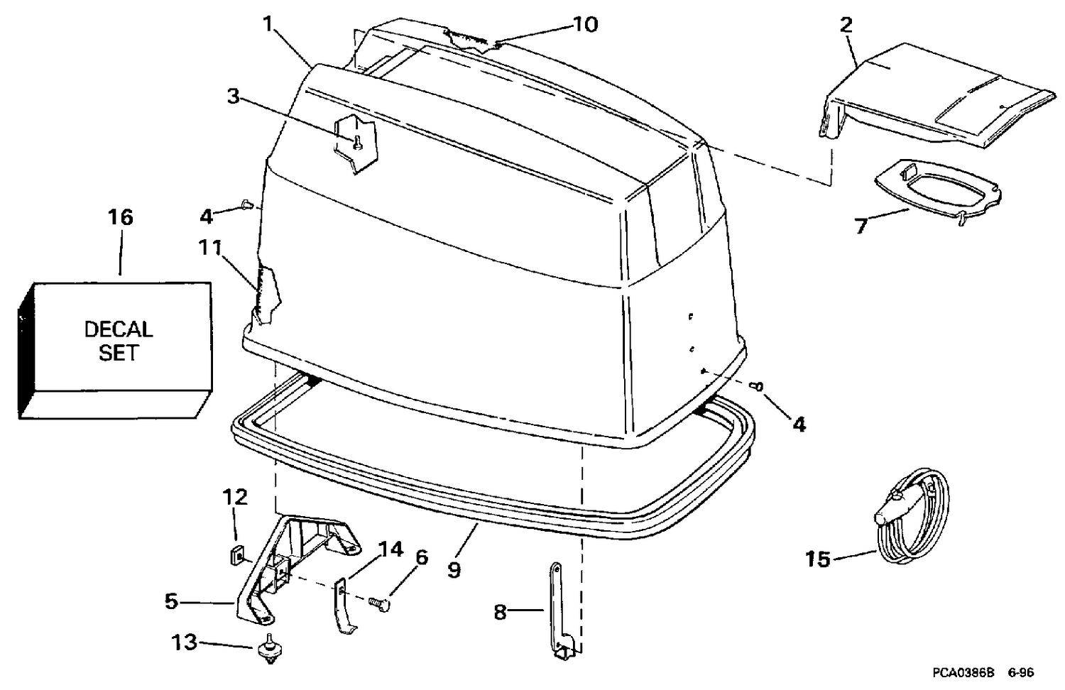 ENGINE COVER - JOHNSON