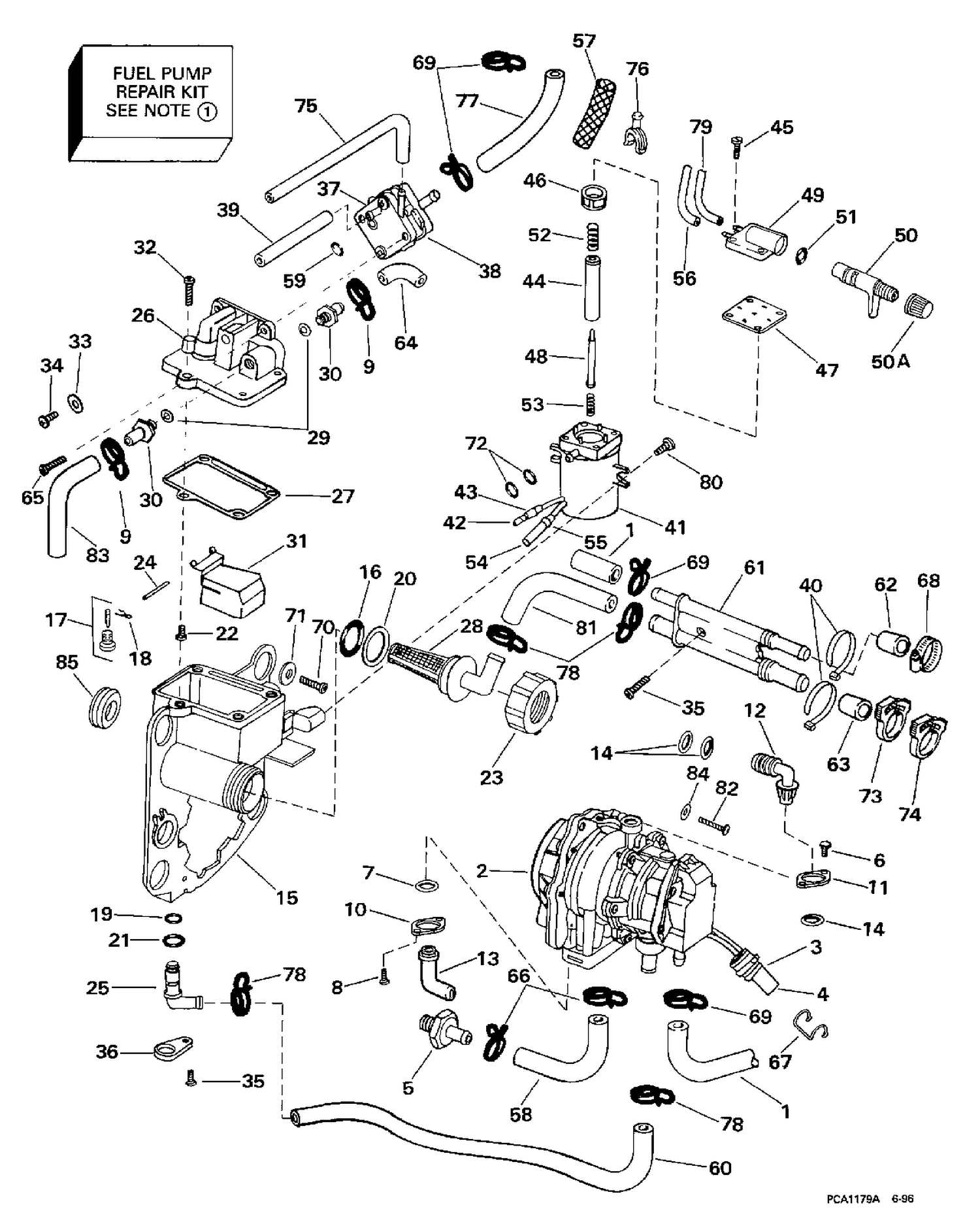 FUEL BRACKET & COMPONENTS