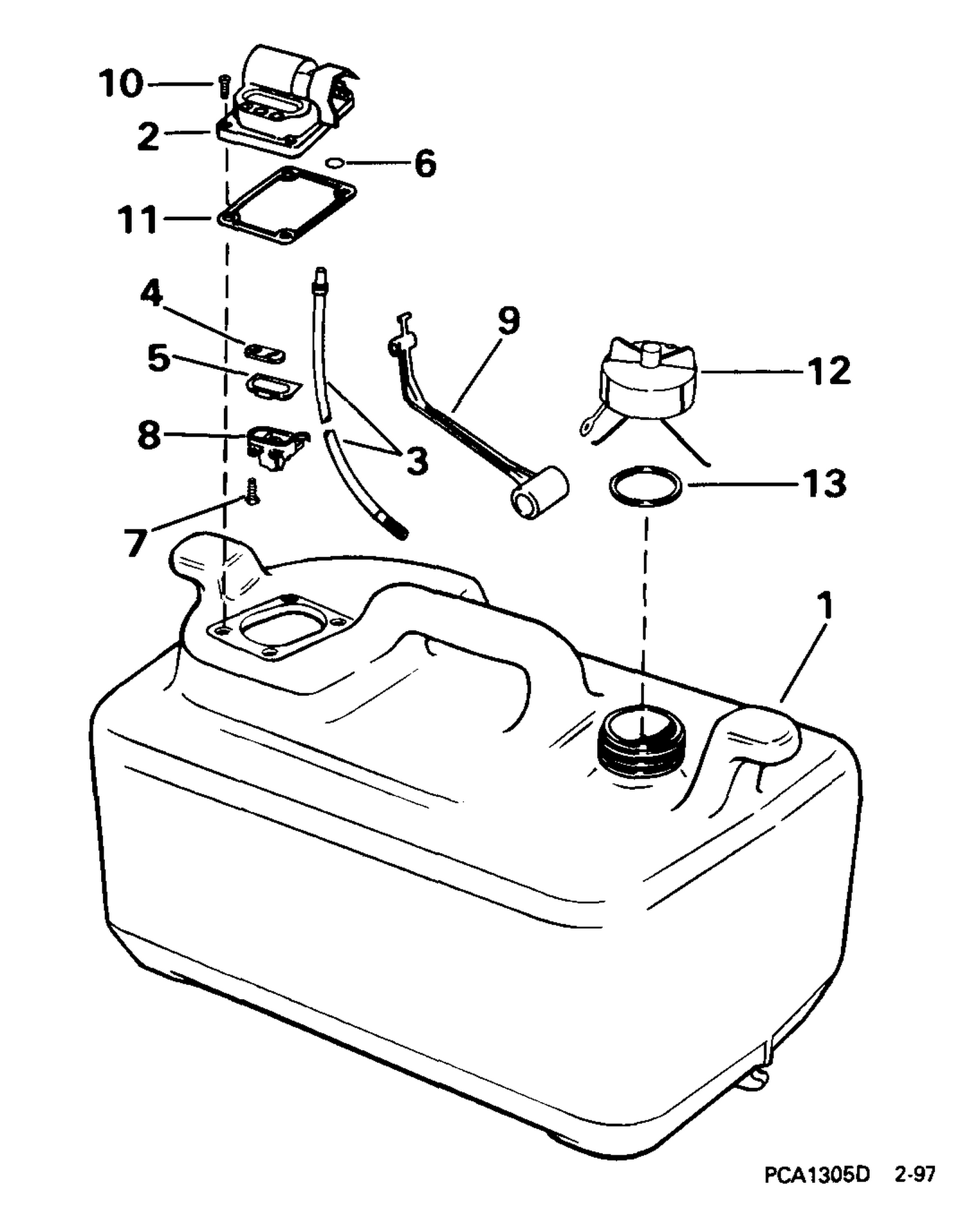 FUEL TANK -- 6 GALLON